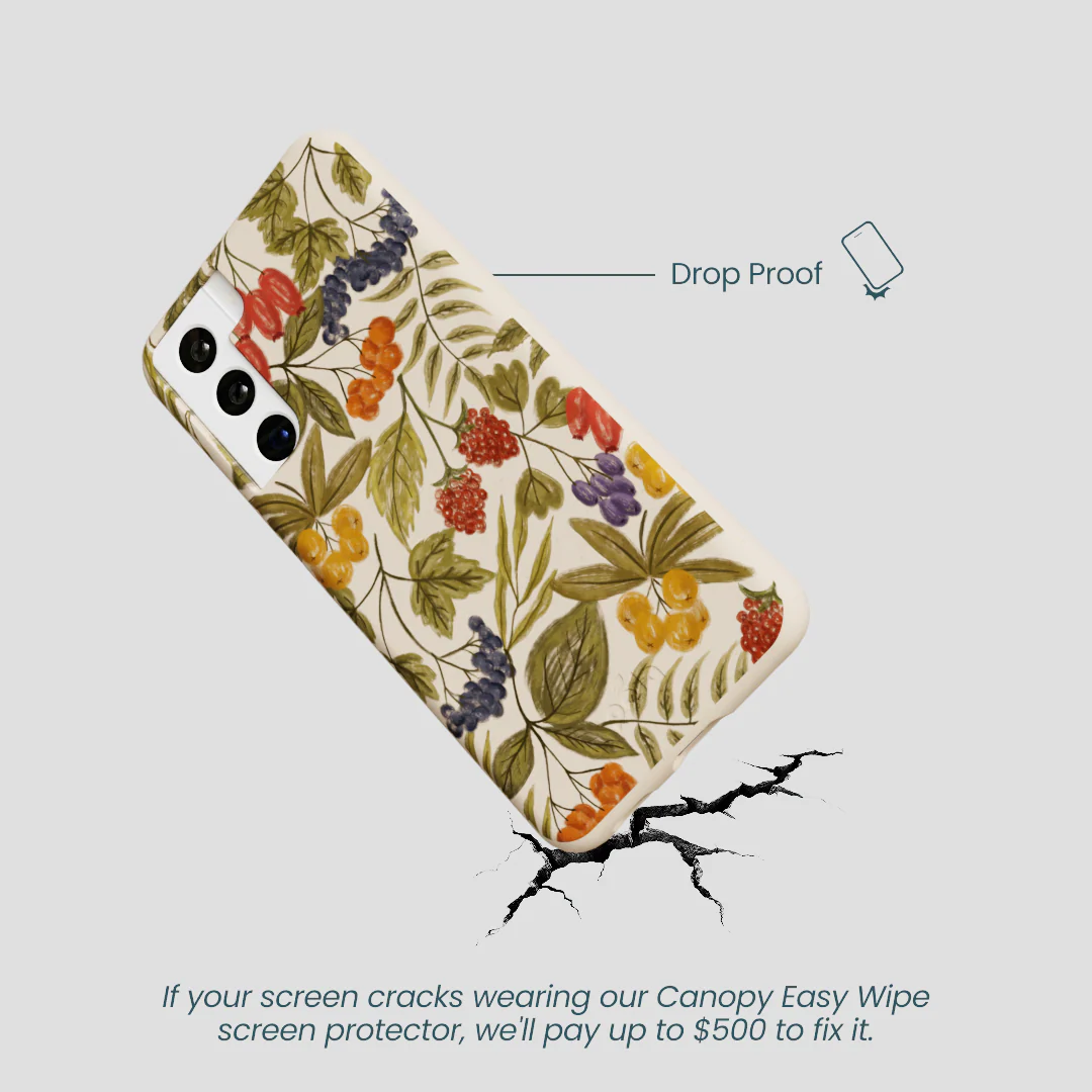 Seashell Fall Berries Samsung Galaxy S21 Case - Image 5