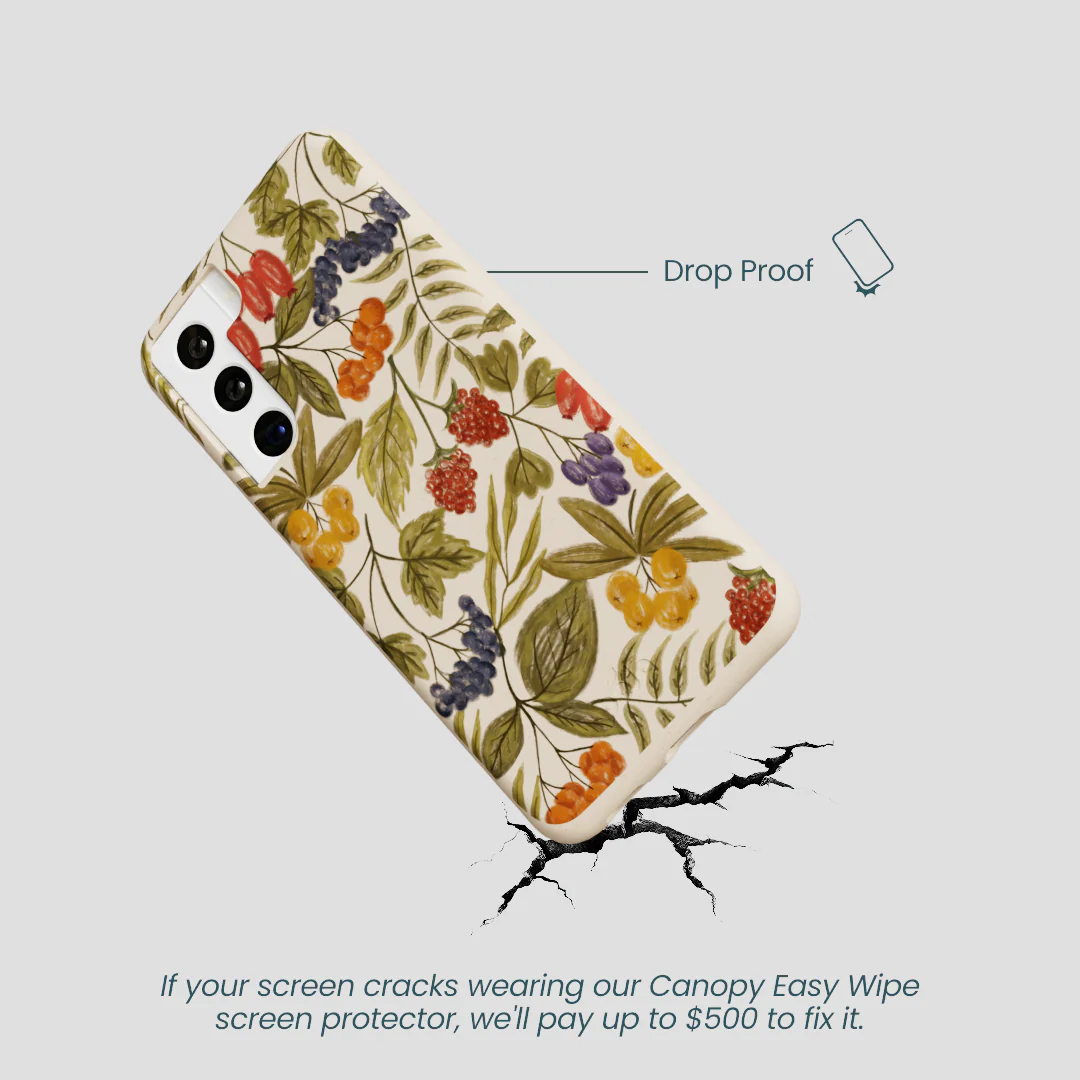 Seashell Fall Berries Samsung Galaxy S22 Case - Image 5