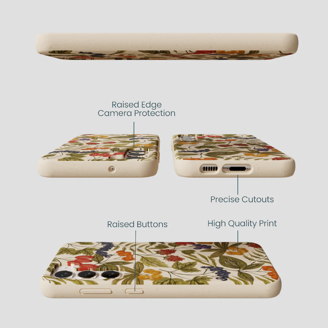 Seashell Fall Berries Samsung Galaxy S23+(Plus) Case - Image 3
