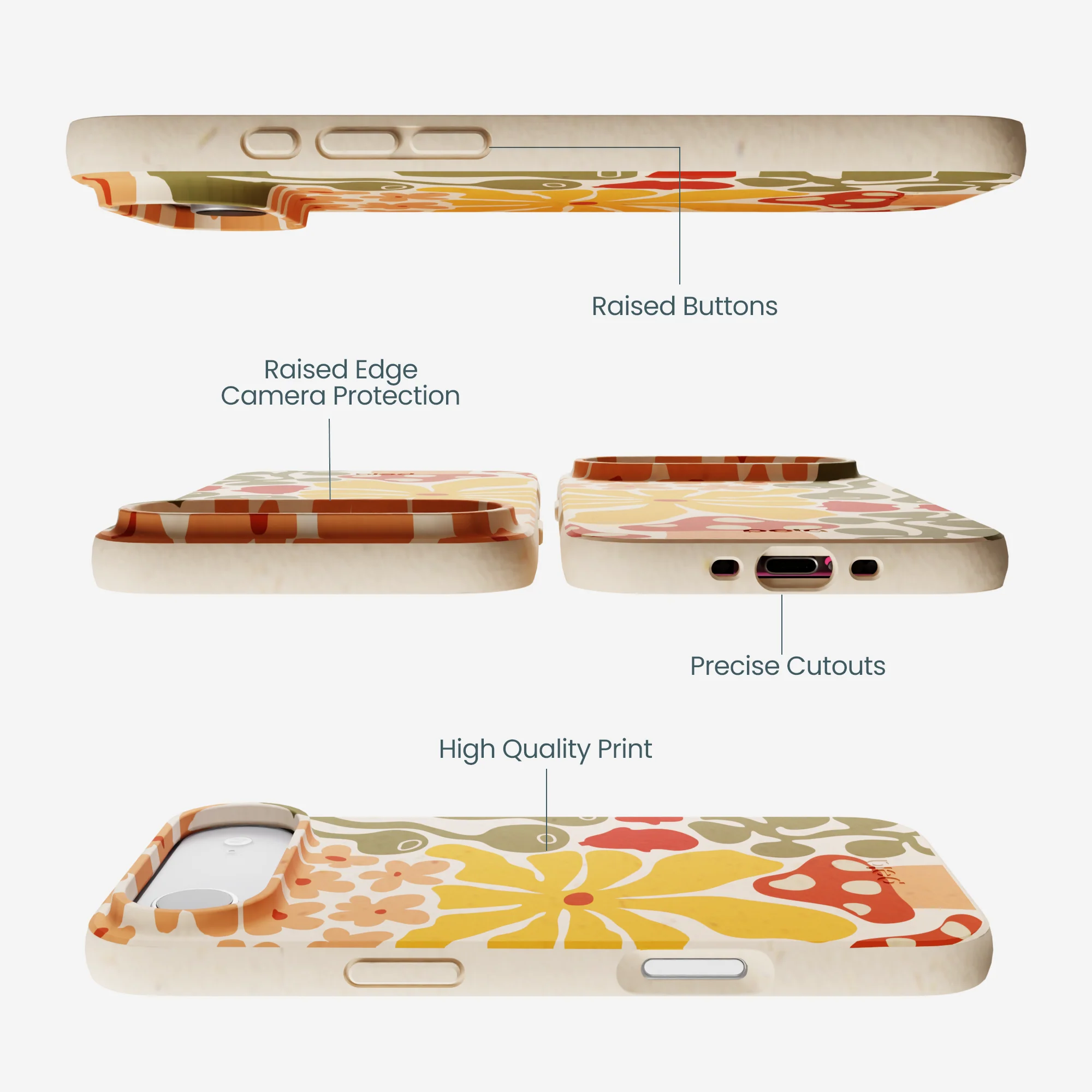 Seashell Fall Flourish iPhone Air Case - Image 3
