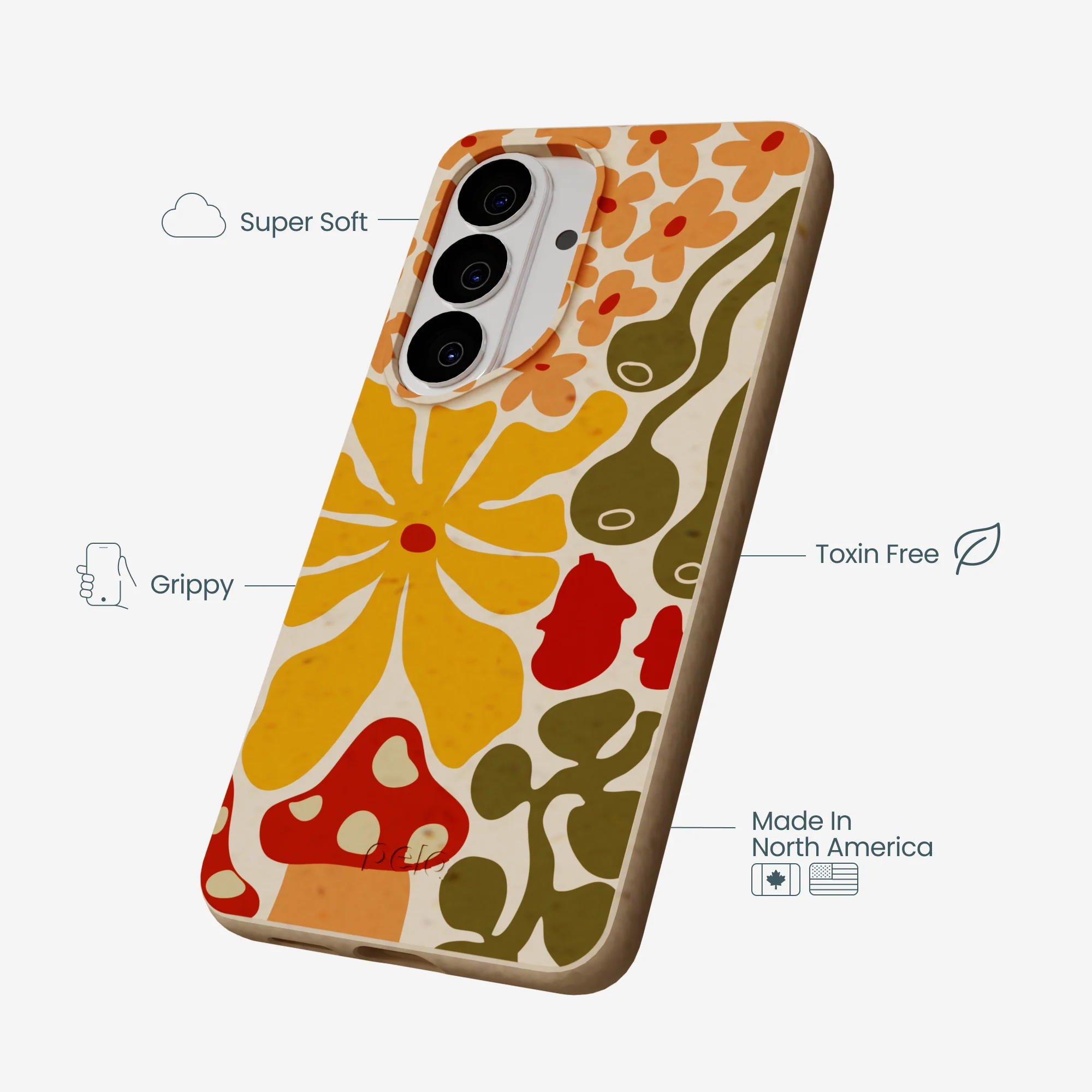 Seashell Fall Flourish Samsung Galaxy S26 Case - Image 4