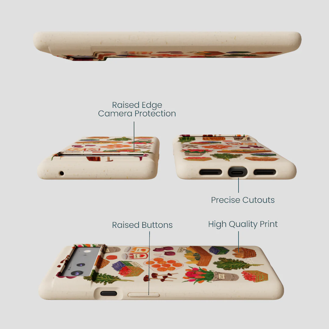 Seashell Farm Market Google Pixel 6 Case - Image 3