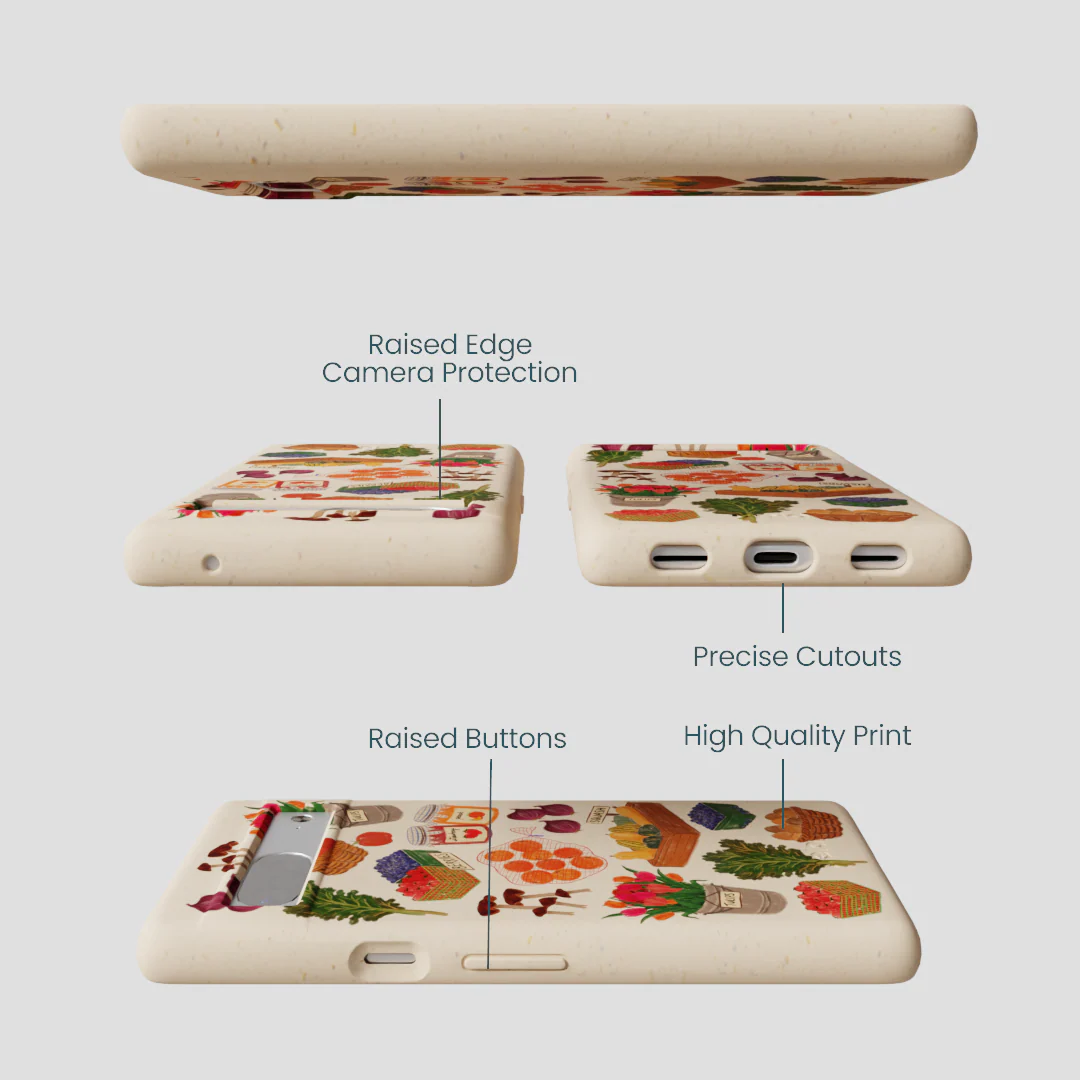 Seashell Farm Market Google Pixel 7a Case - Image 3