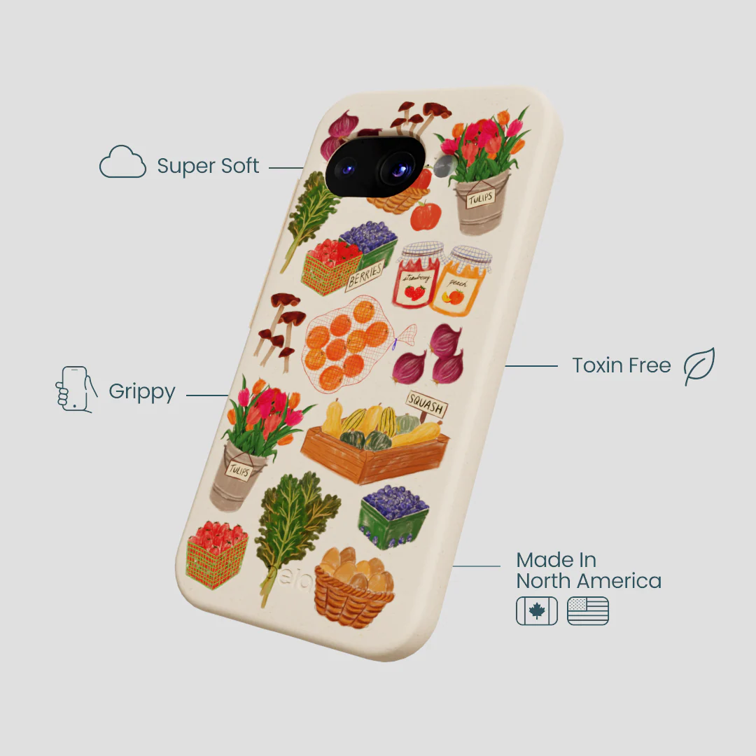 Seashell Farm Market Google Pixel 9a Case - Image 4