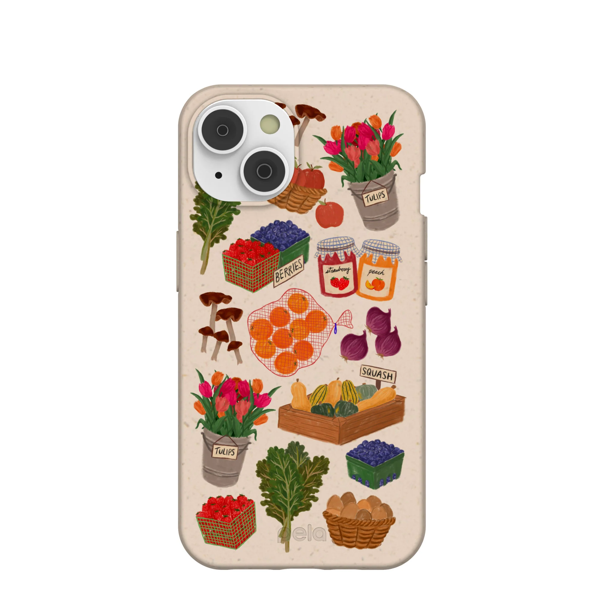 Seashell Farm Market iPhone 14 Case