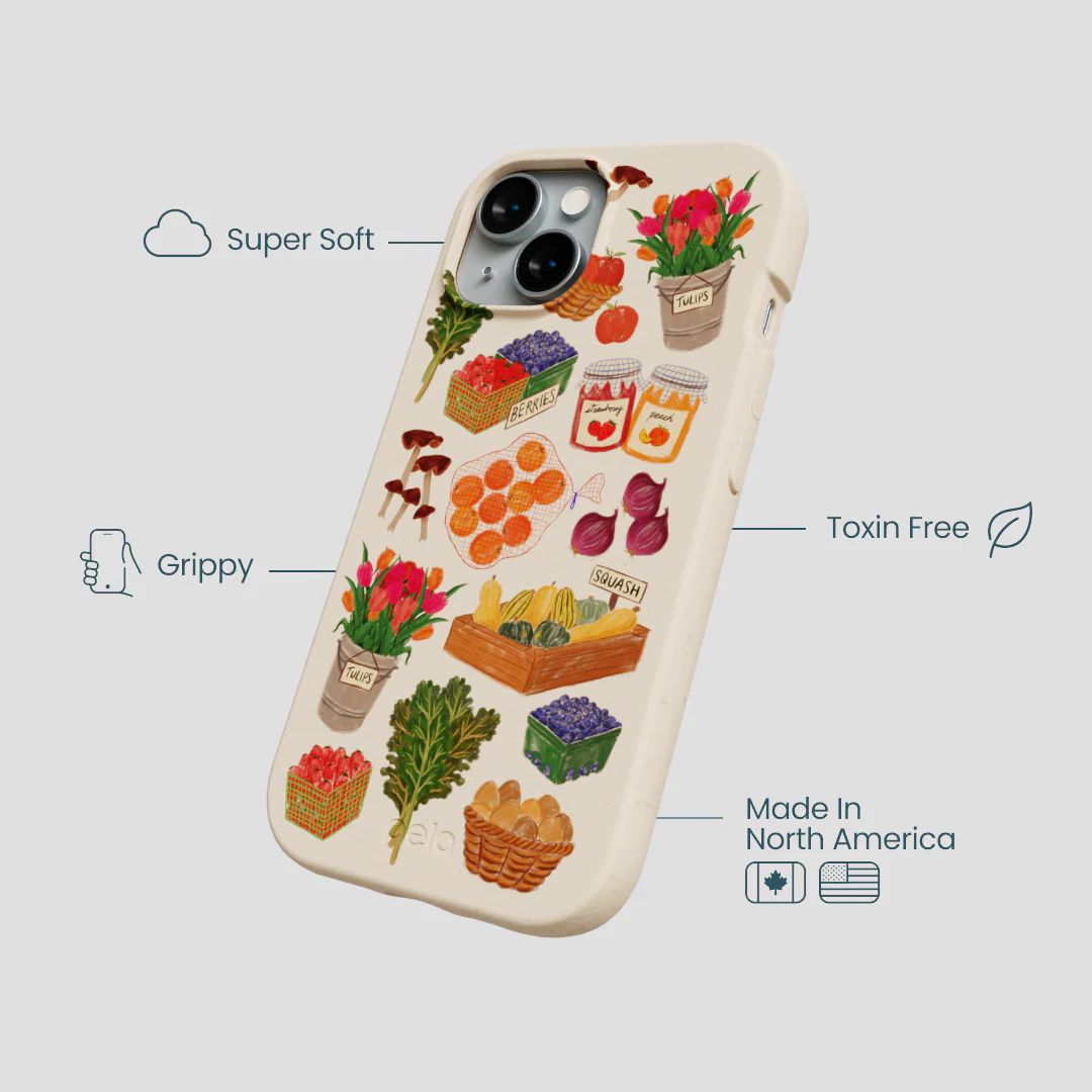 Seashell Farm Market iPhone 14 Case - Image 4