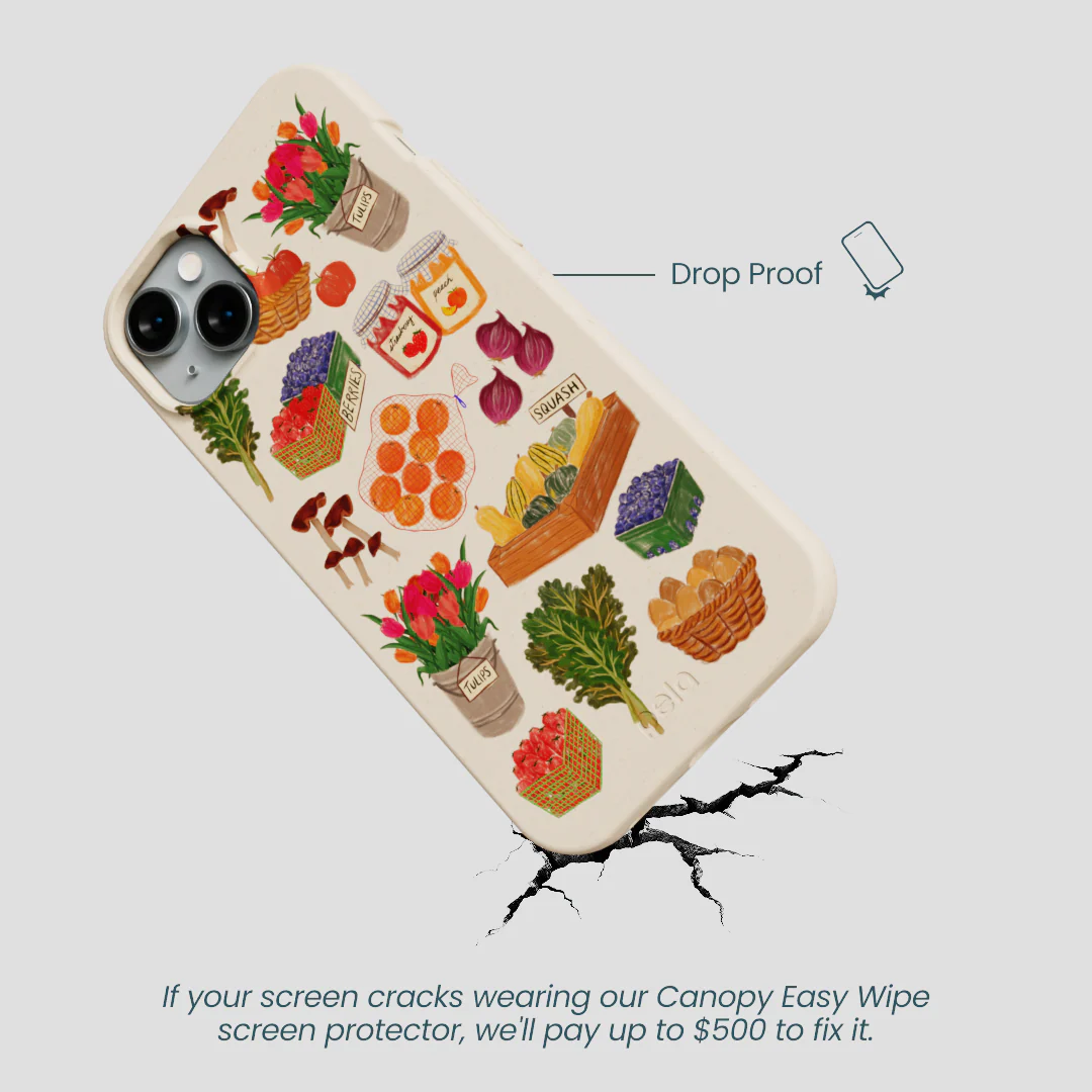 Seashell Farm Market iPhone 14 Plus Case - Image 5