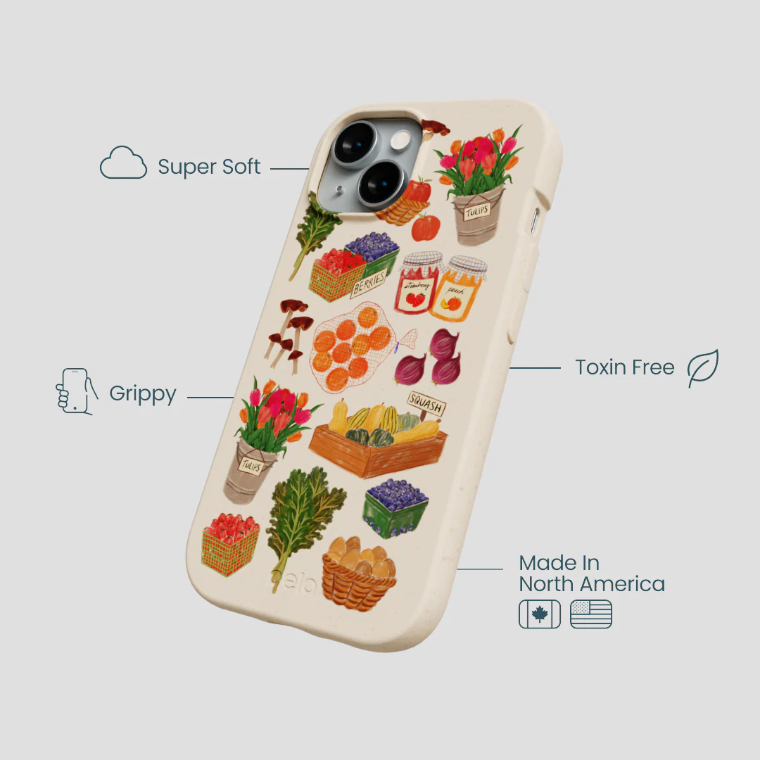 Seashell Farm Market iPhone 15 Case - Image 4