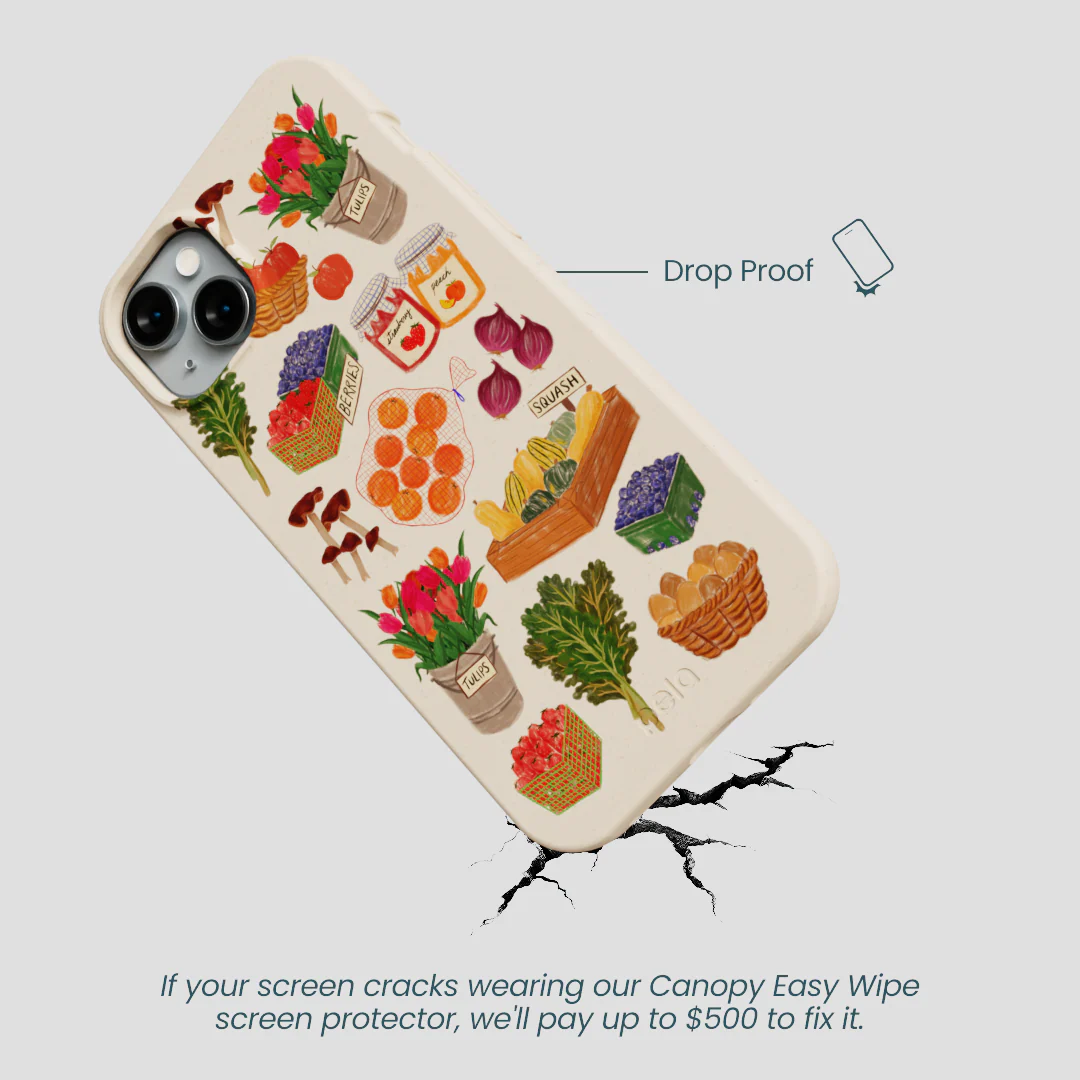 Seashell Farm Market iPhone 15 Plus Case - Image 5