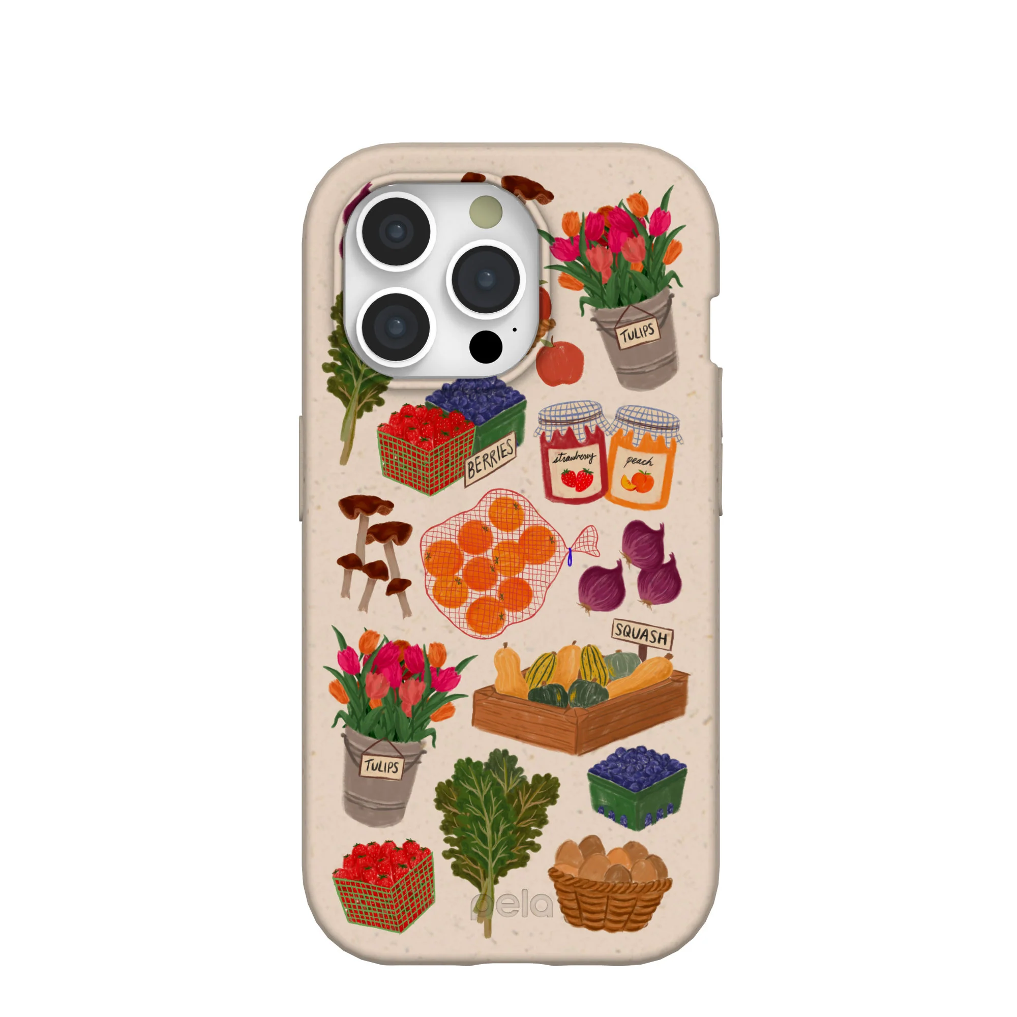 Seashell Farm Market iPhone 15 Pro Case