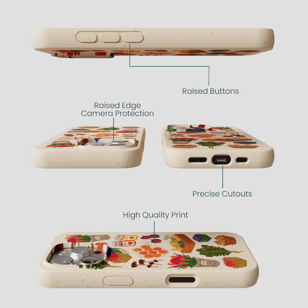 Seashell Farm Market iPhone 16 Pro Case - Image 3