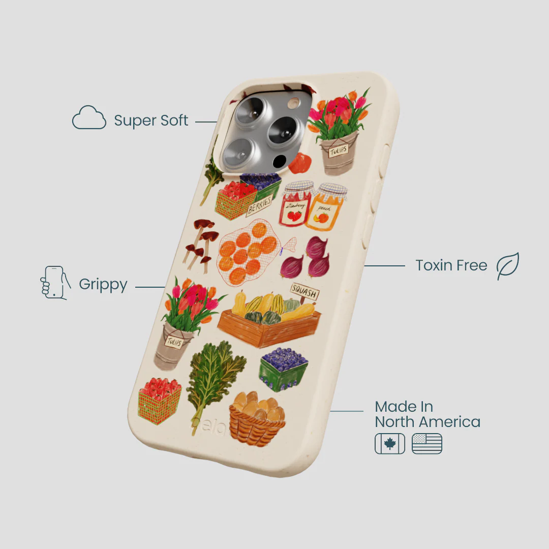 Seashell Farm Market iPhone 16 Pro Case - Image 4