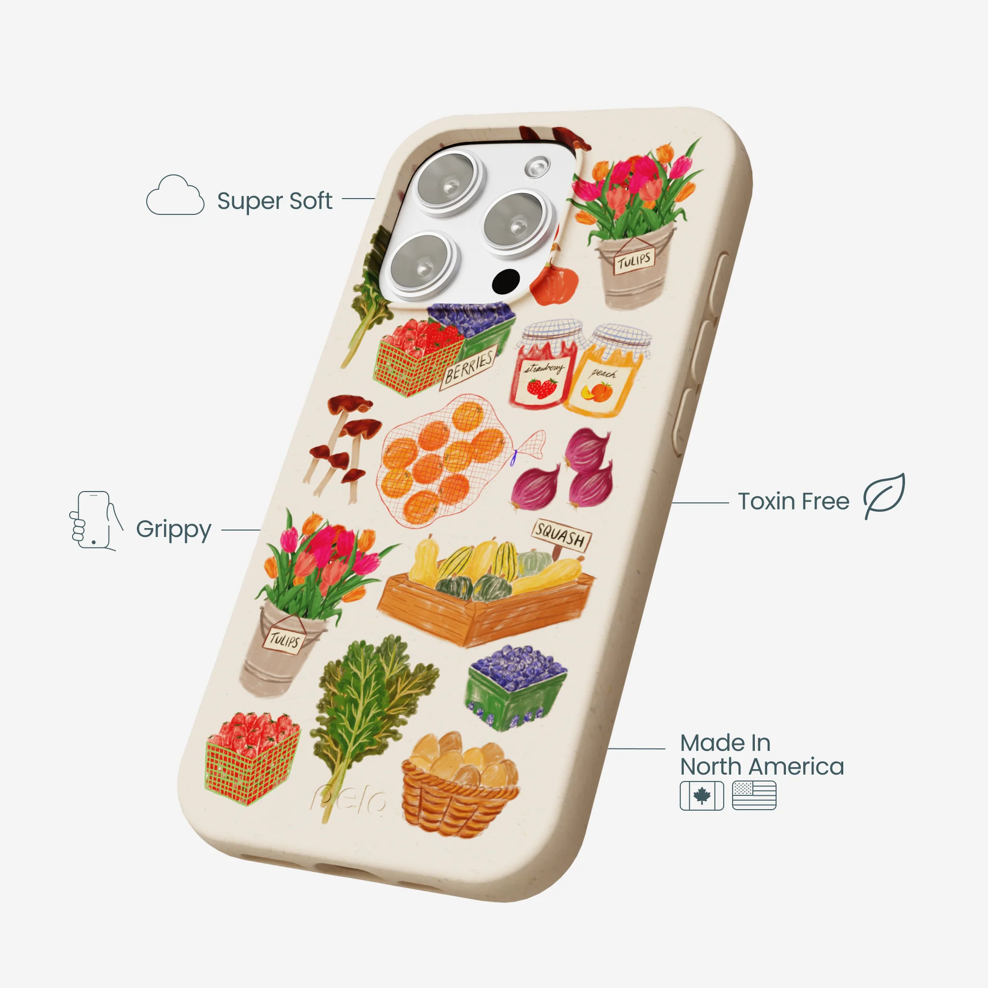 Seashell Farm Market iPhone 16 Pro Max Case - Image 4