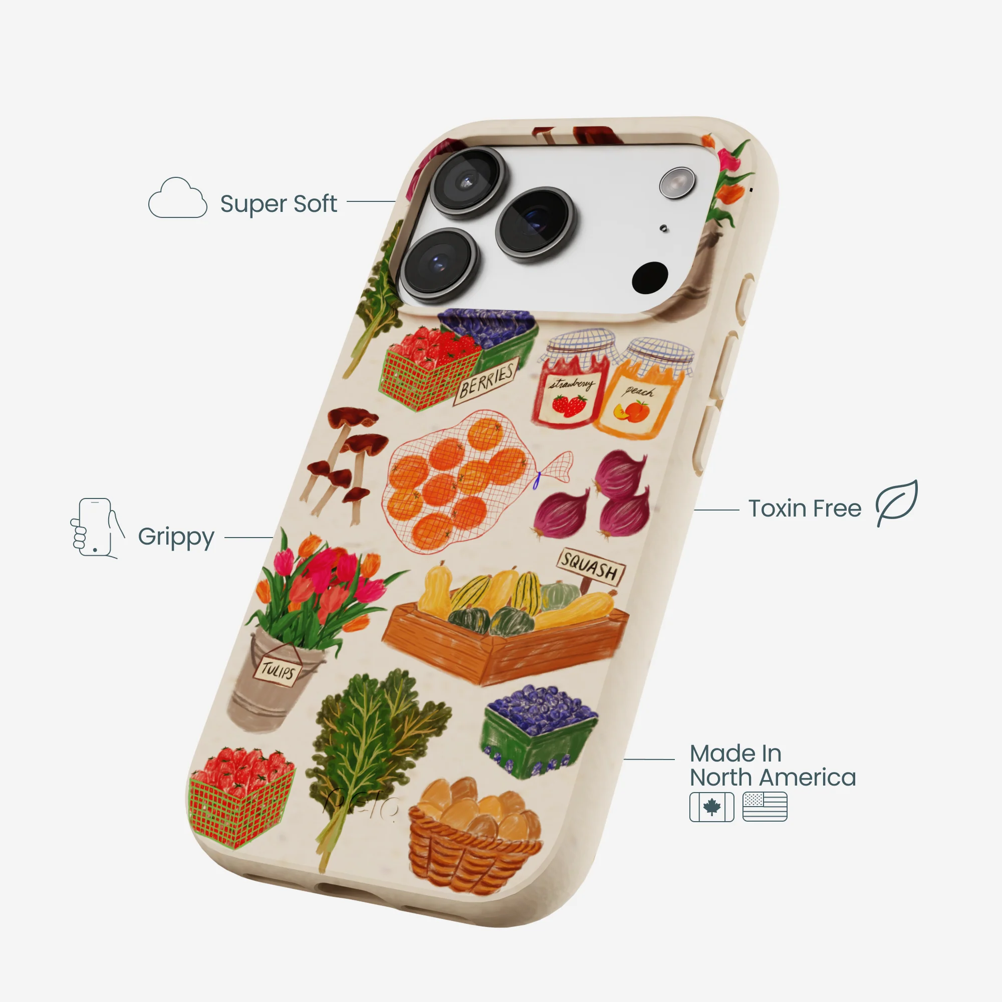 Seashell Farm Market iPhone 17 Pro Case - Image 4
