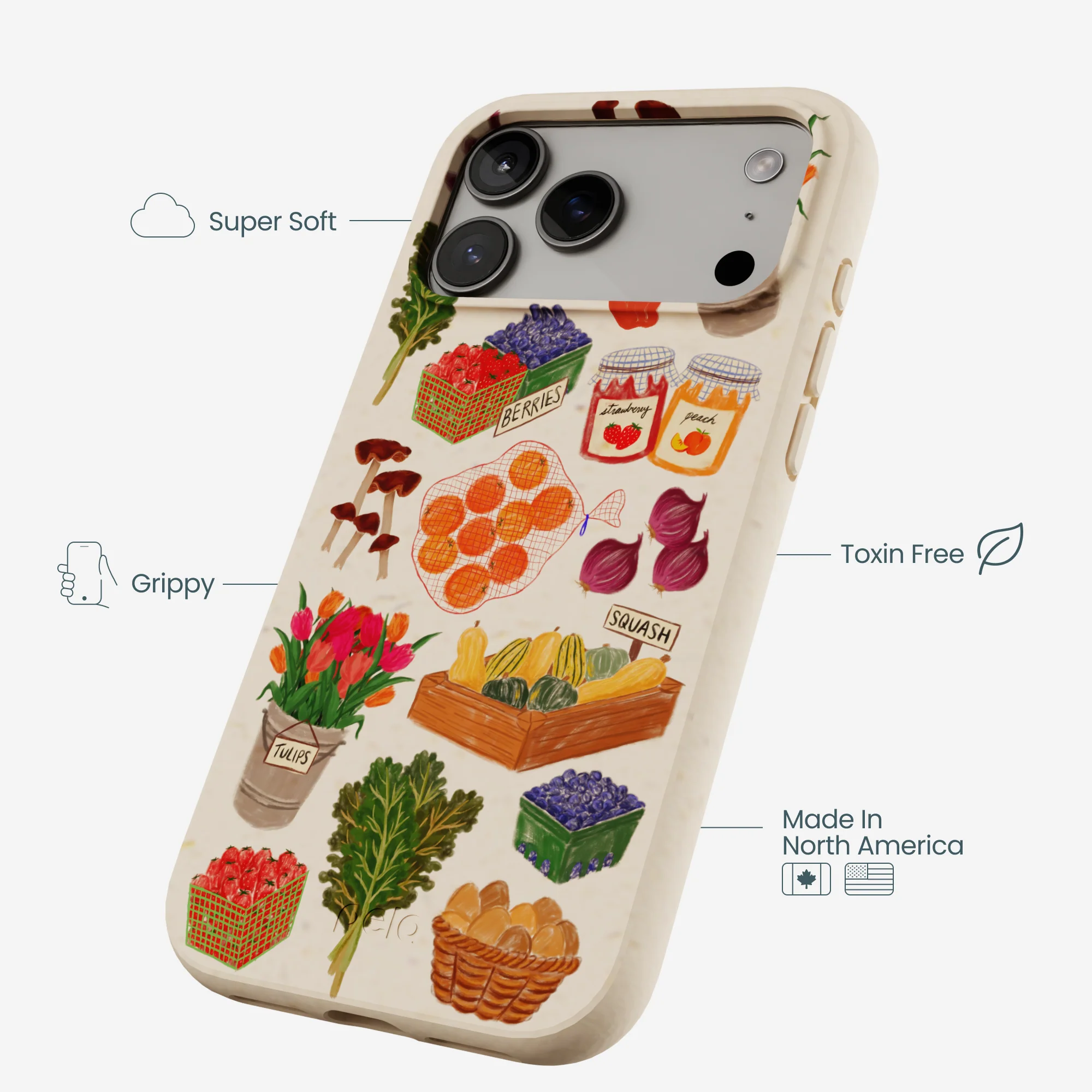 Seashell Farm Market iPhone 17 Pro Max Case - Image 4