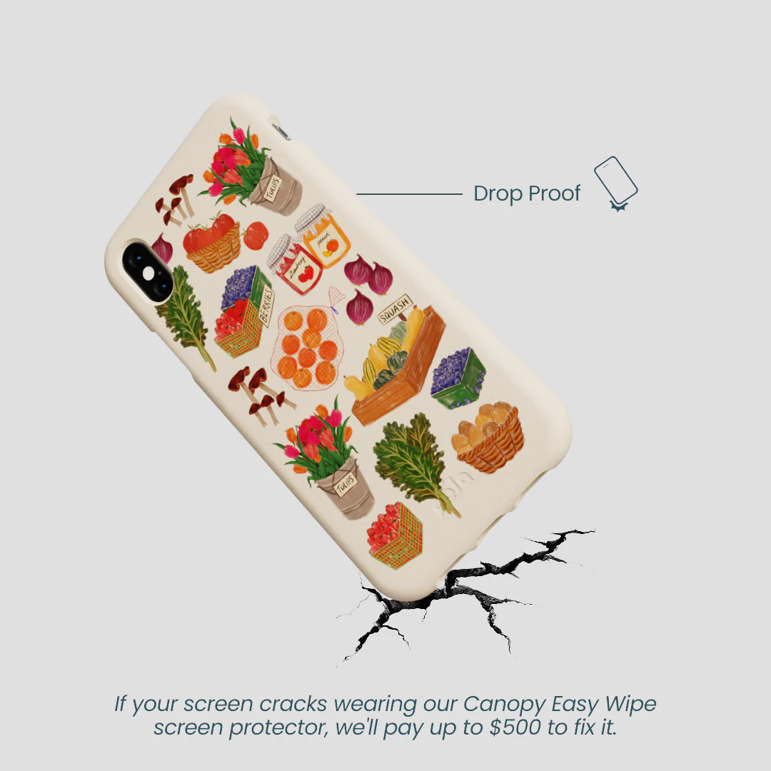 Seashell Farm Market iPhone XR Case - Image 5