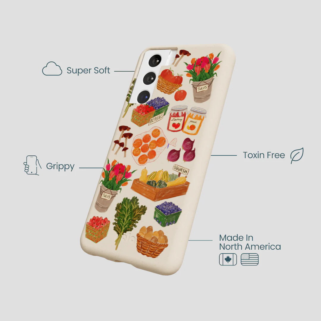 Seashell Farm Market Samsung Galaxy S21 Case - Image 4