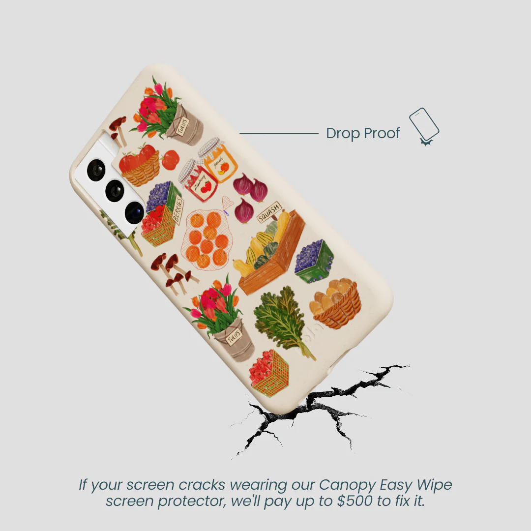 Seashell Farm Market Samsung Galaxy S21 Case - Image 5