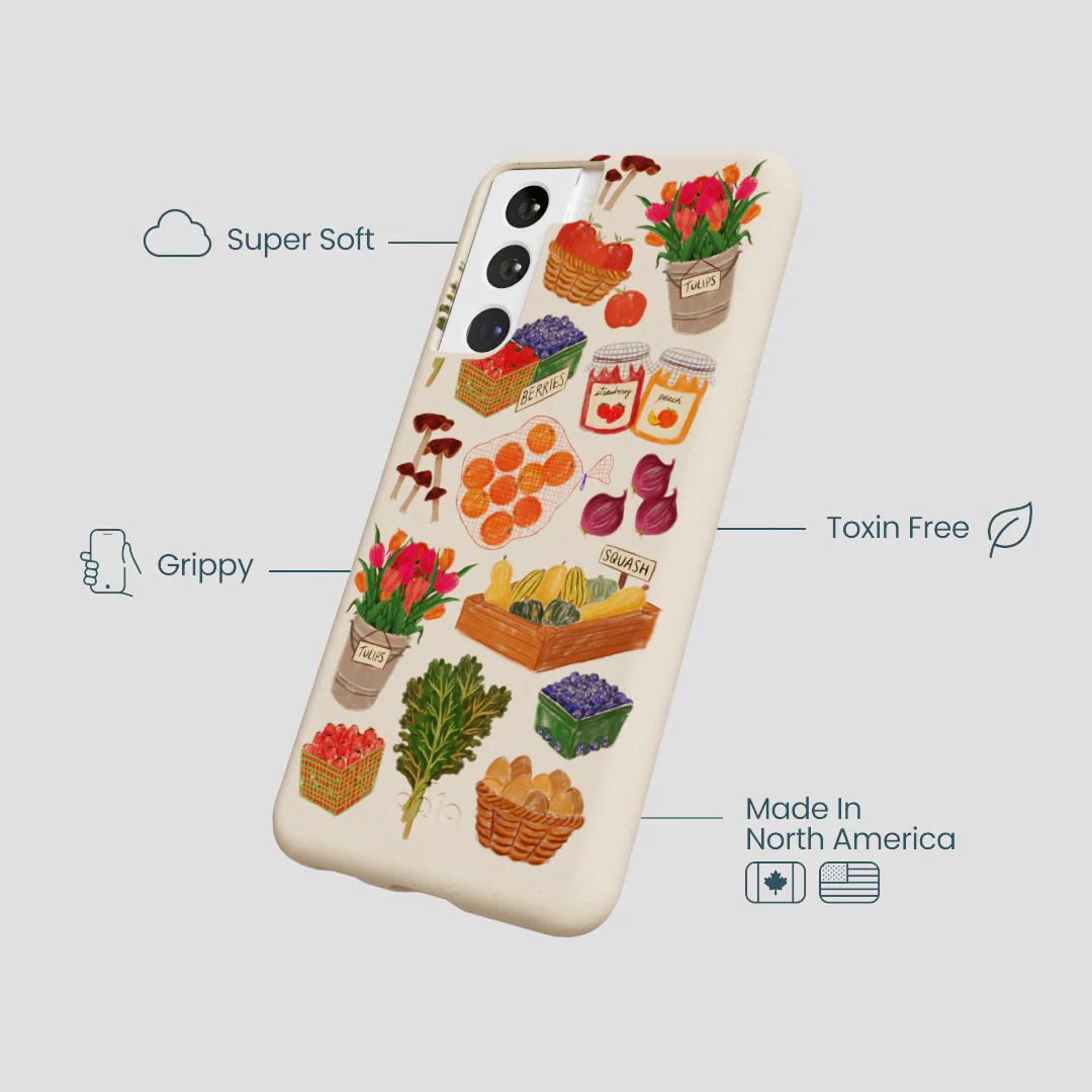 Seashell Farm Market Samsung Galaxy S22 Case - Image 4