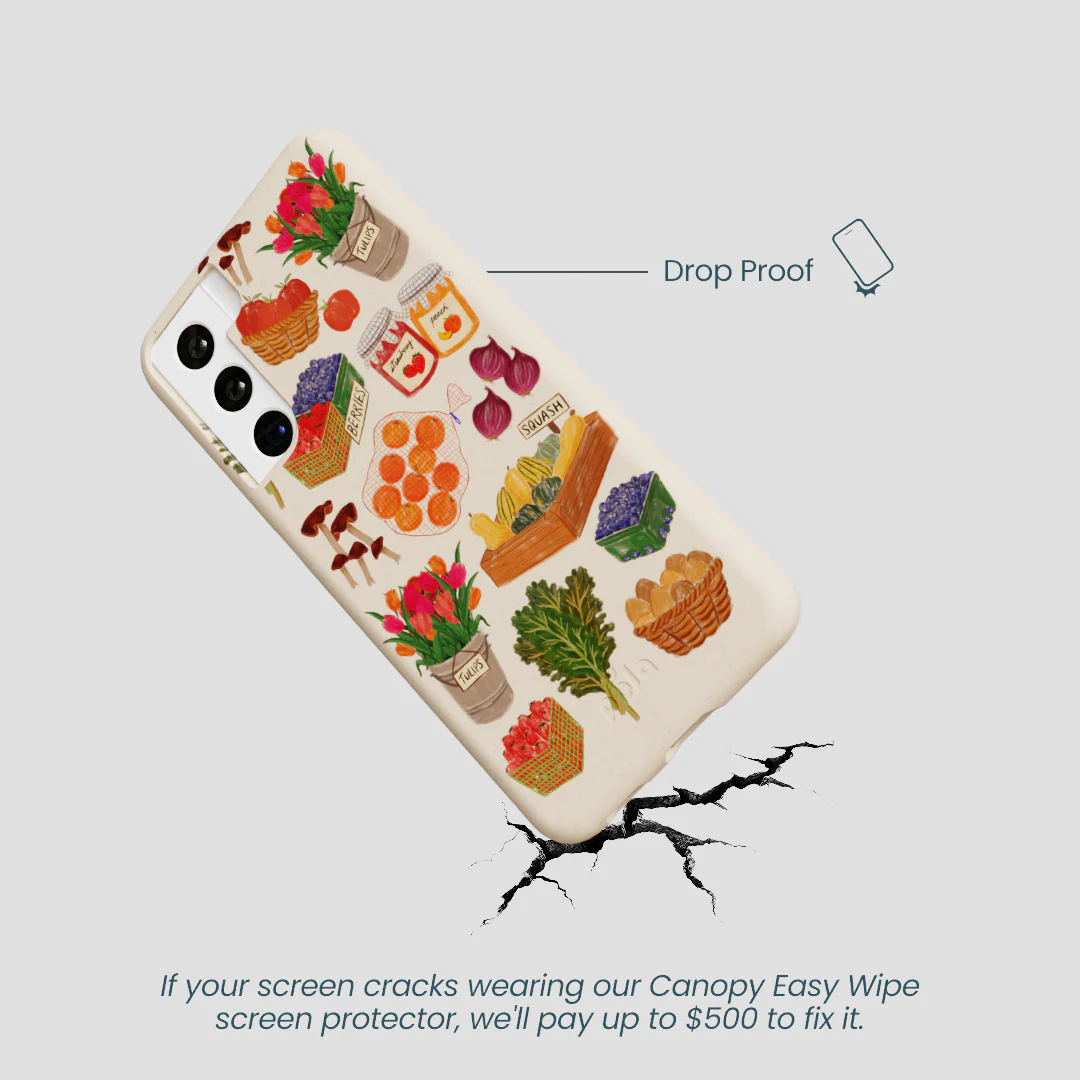 Seashell Farm Market Samsung Galaxy S22 Case - Image 5