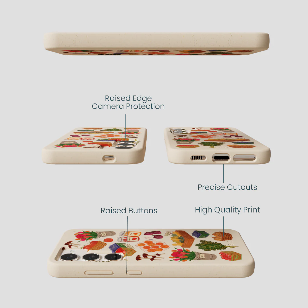 Seashell Farm Market Samsung Galaxy S23 Case - Image 3