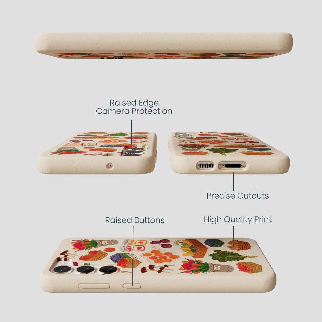 Seashell Farm Market Samsung Galaxy S23+(Plus) Case - Image 3