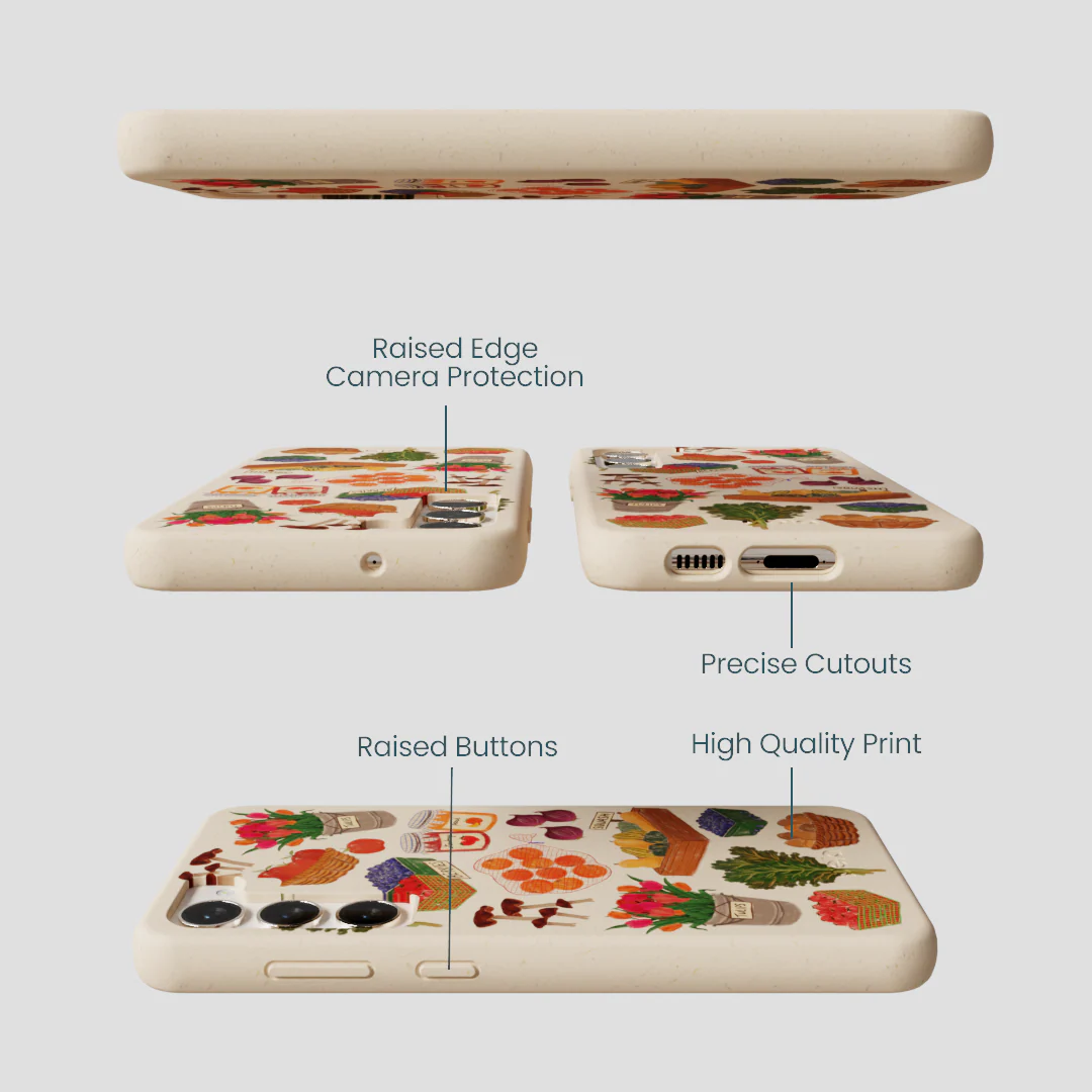 Seashell Farm Market Samsung Galaxy S24+(Plus) Case - Image 3