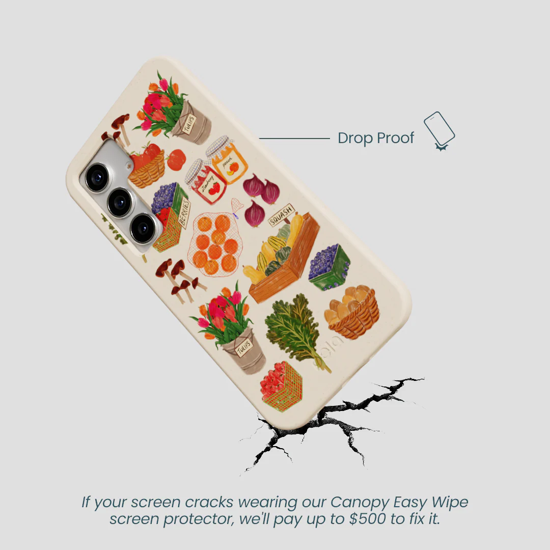 Seashell Farm Market Samsung Galaxy S25 Case - Image 5