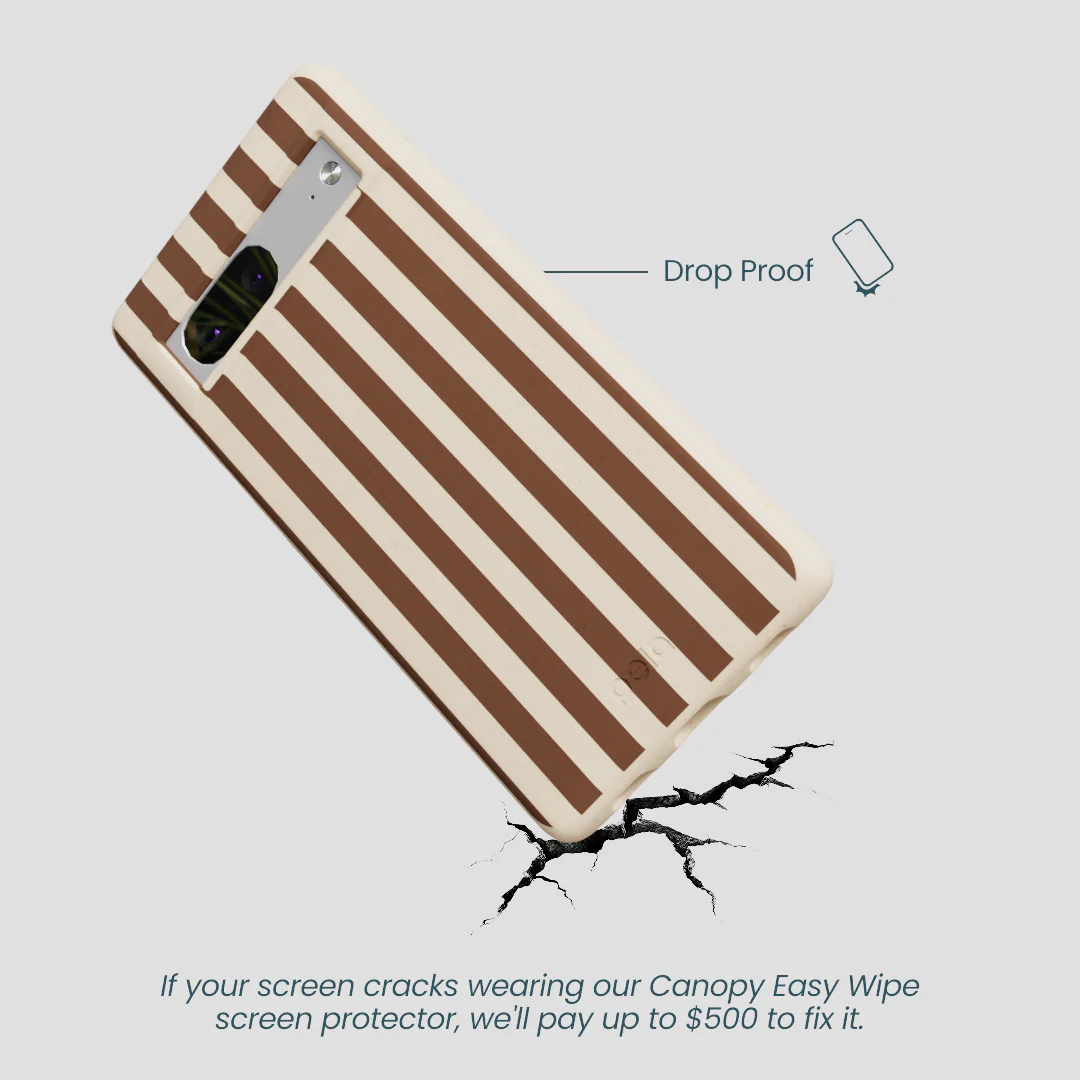 Seashell Fawn Stripes Google Pixel 7 Case - Image 5