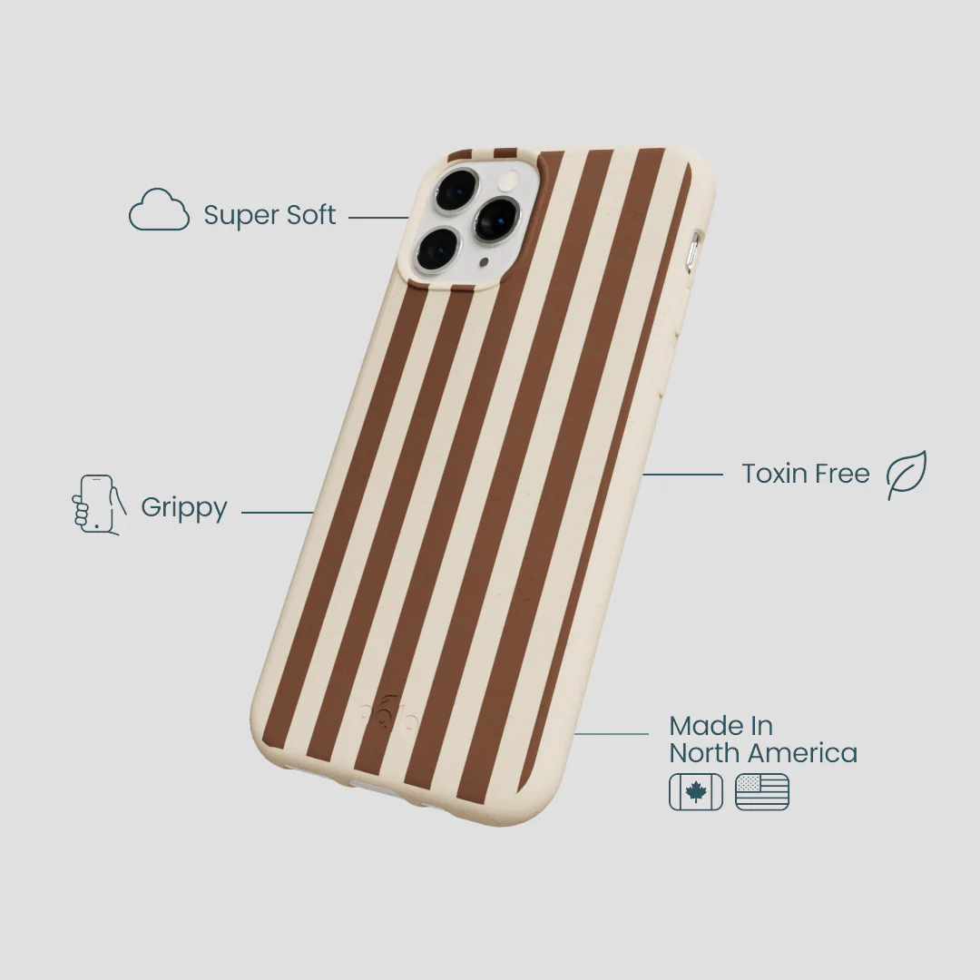 Seashell Fawn Stripes iPhone 11 Pro Case - Image 4
