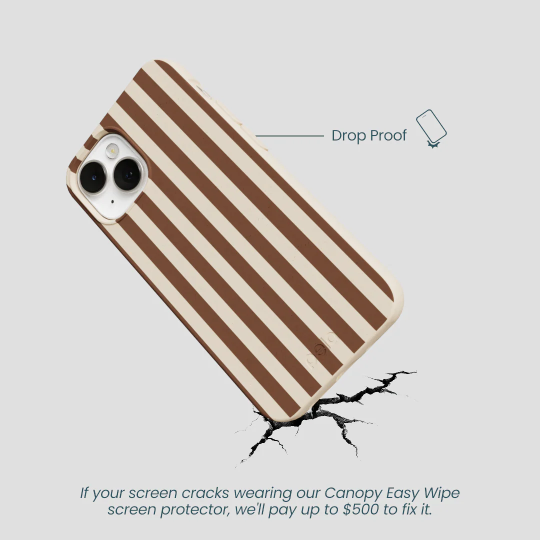 Seashell Fawn Stripes iPhone 13 Case - Image 5