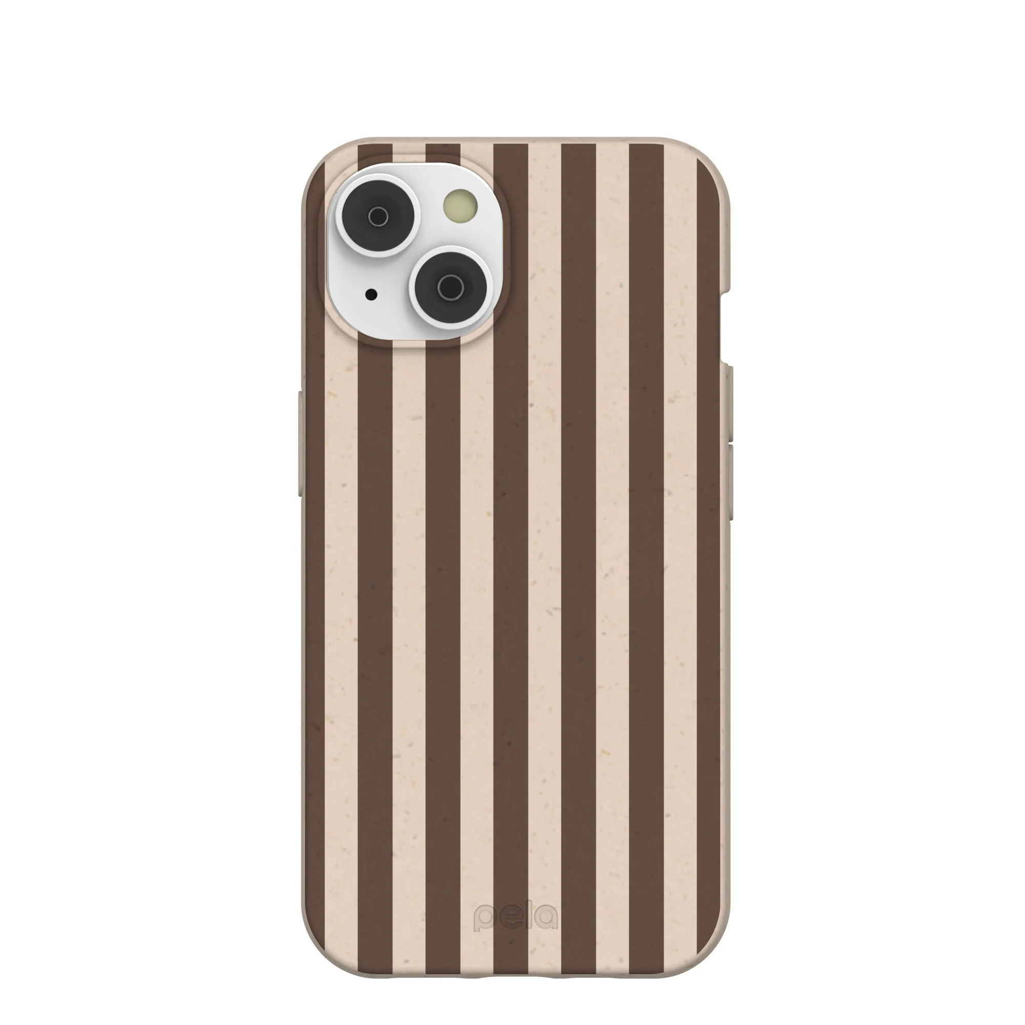 Seashell Fawn Stripes iPhone 14 Case