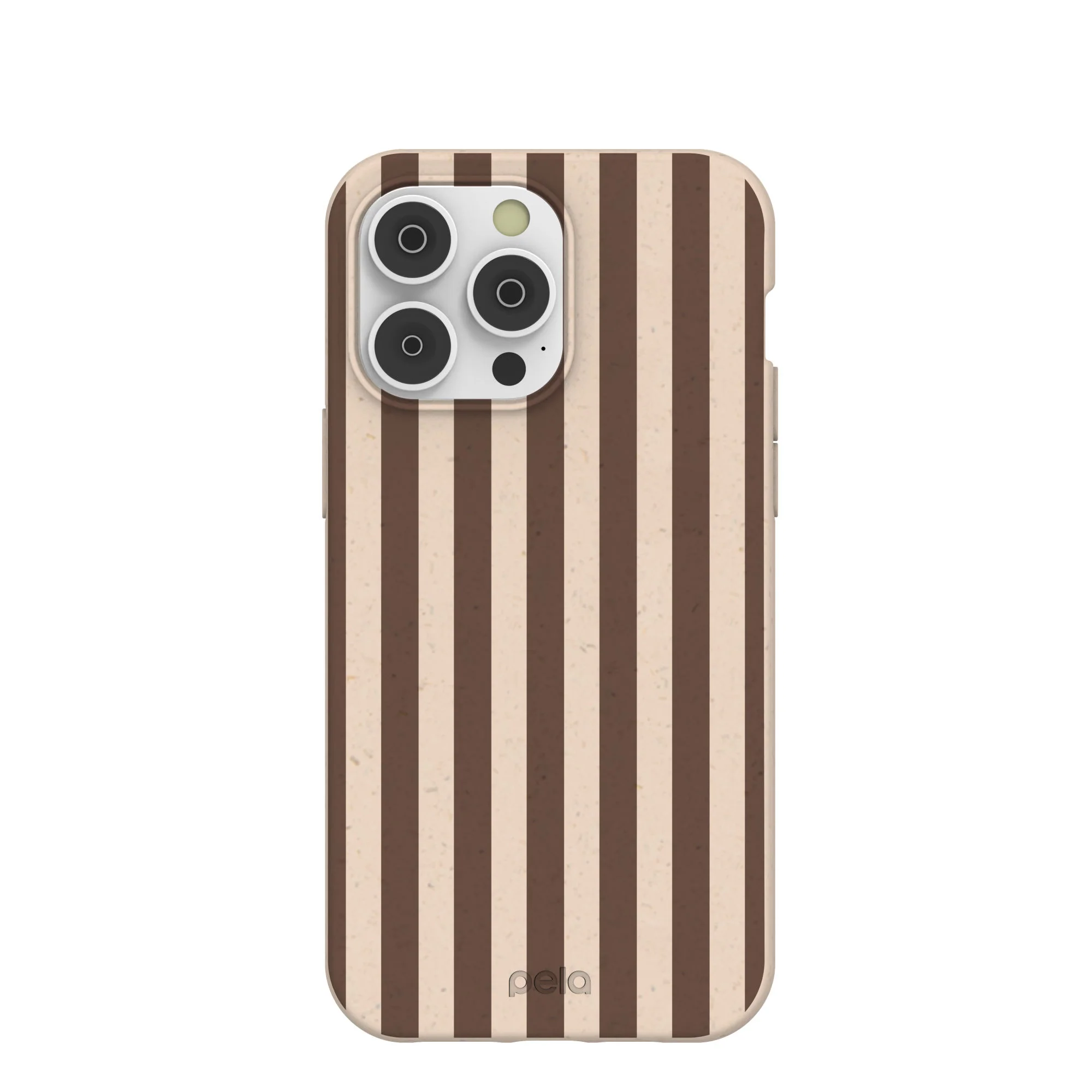 Seashell Fawn Stripes iPhone 14 Pro Max Case