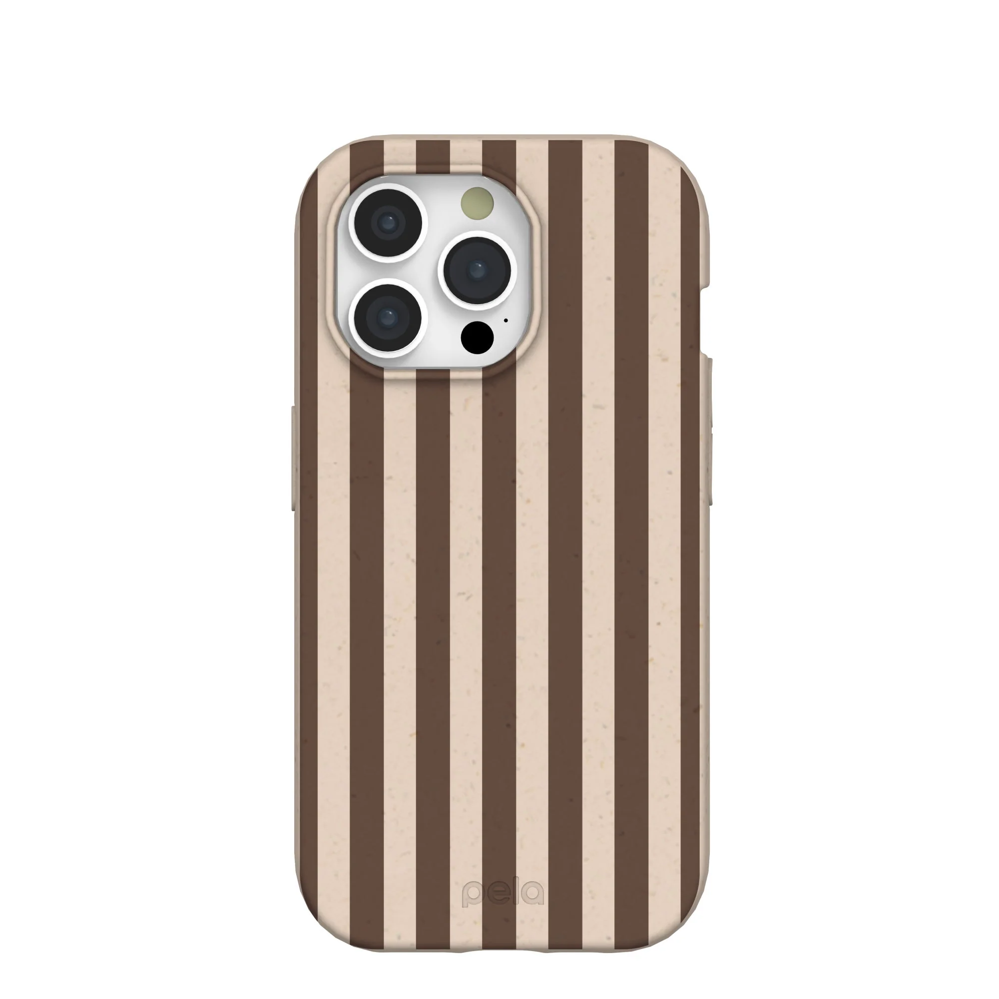 Seashell Fawn Stripes iPhone 15 Pro Case