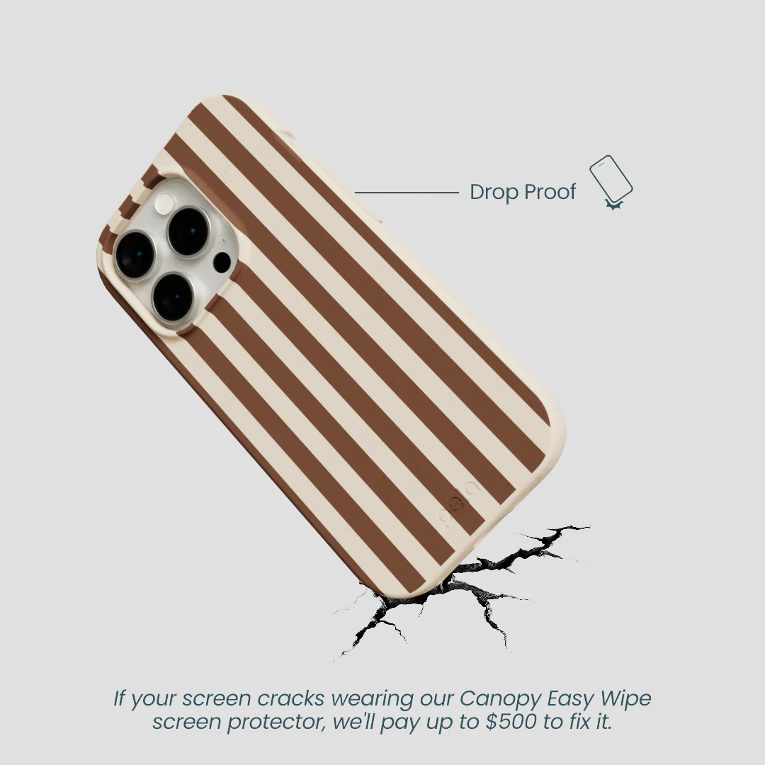 Seashell Fawn Stripes iPhone 15 Pro Case - Image 5
