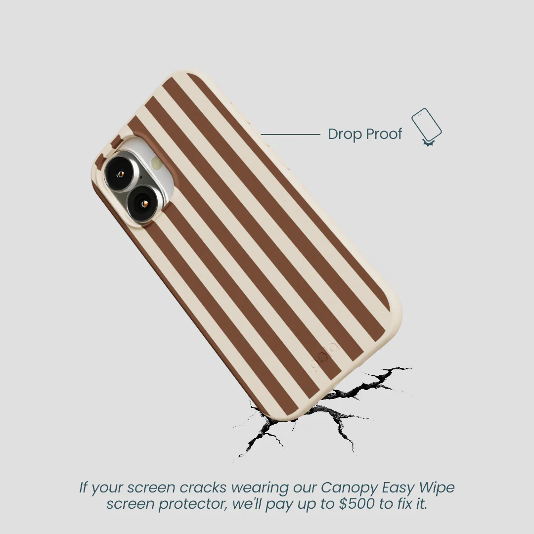 Seashell Fawn Stripes iPhone 16 Case - Image 5