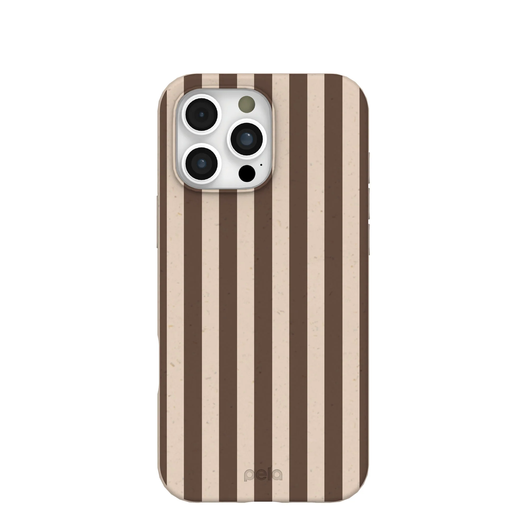 Seashell Fawn Stripes iPhone 16 Pro Max Case