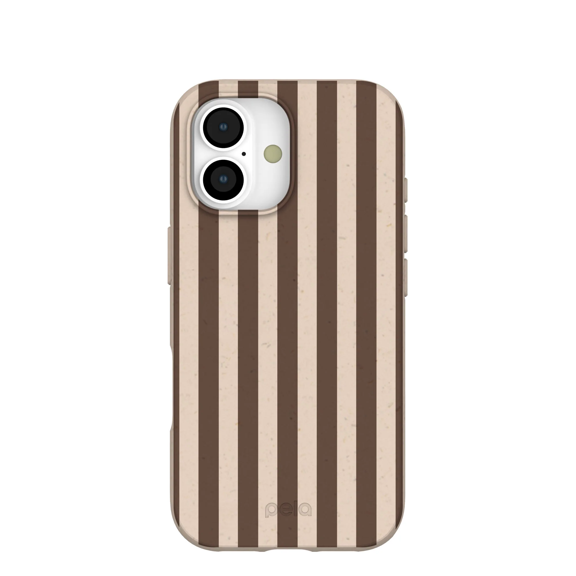 Seashell Fawn Stripes iPhone 17 Case