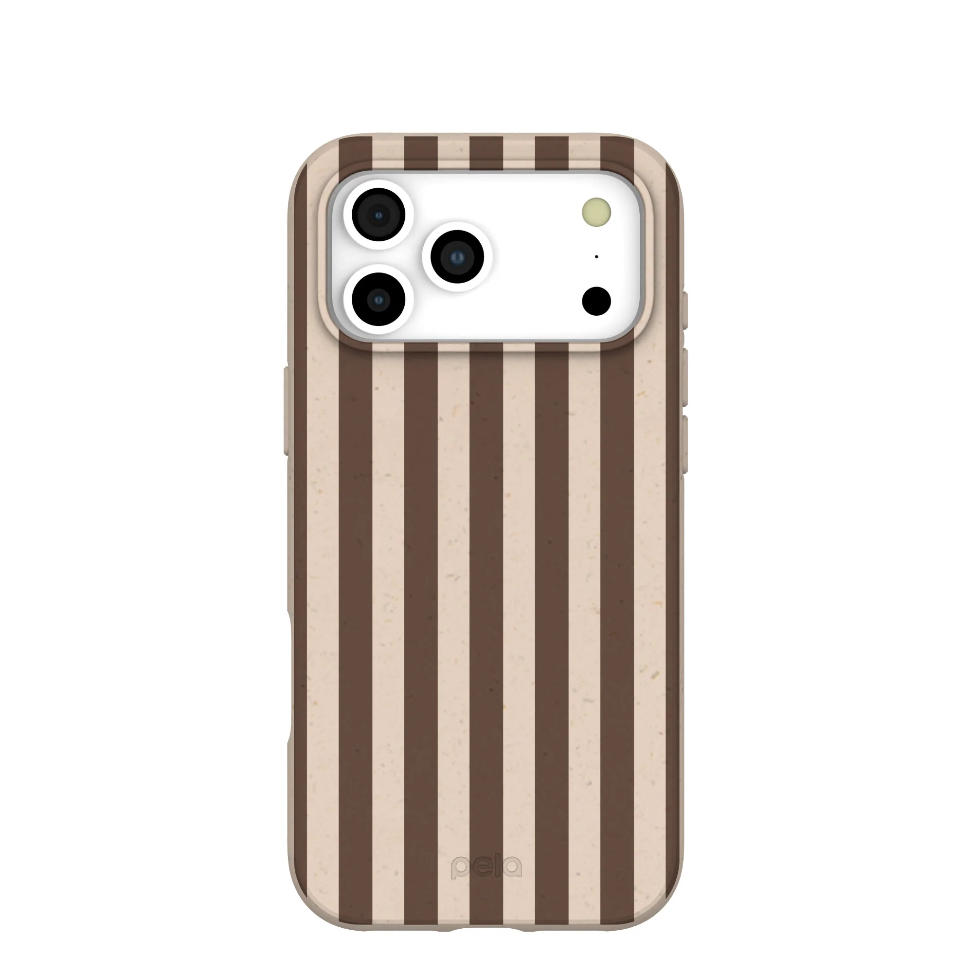 Seashell Fawn Stripes iPhone 17 Pro Max Case