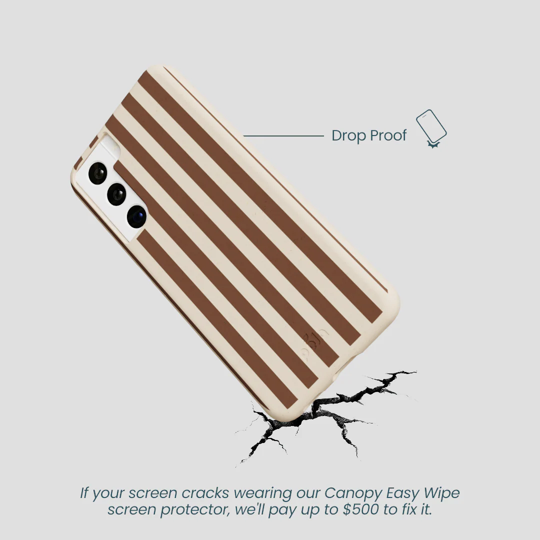 Seashell Fawn Stripes Samsung Galaxy S22 Case - Image 5