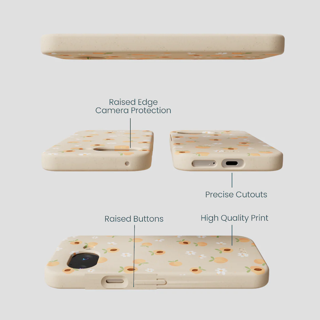 Seashell Feeling Peachy Google Pixel 9a Case - Image 2