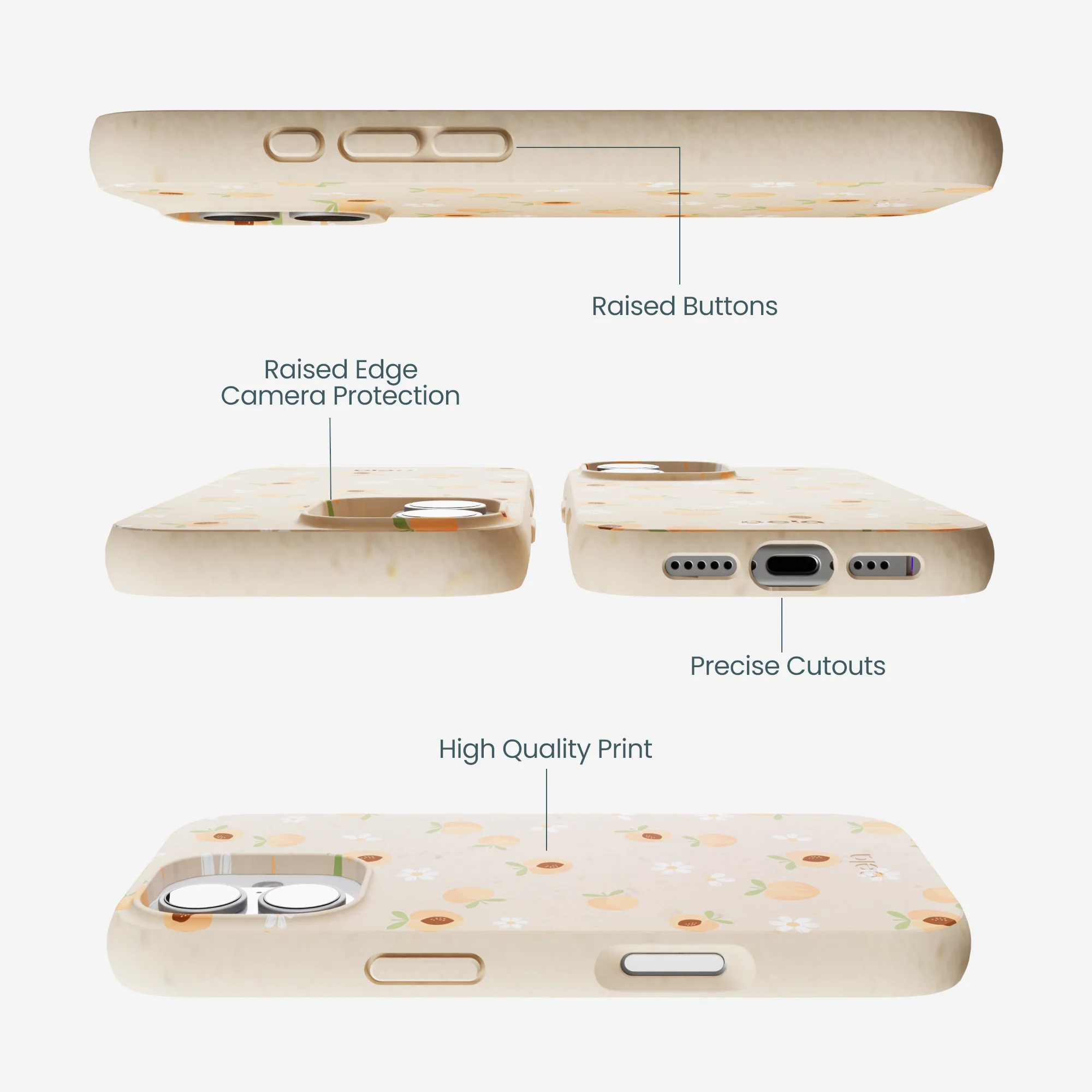 Seashell Feeling Peachy iPhone 17 Case - Image 3