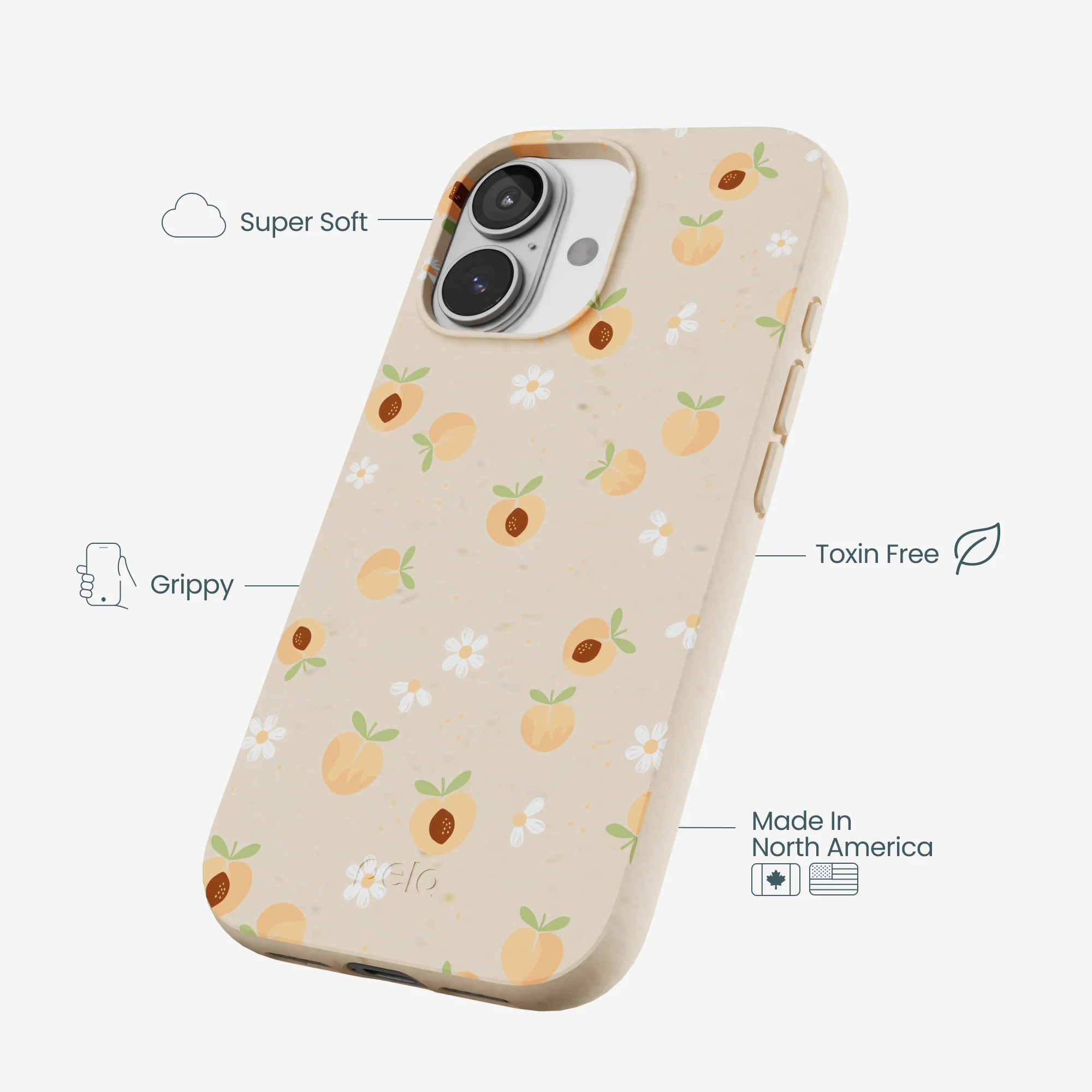 Seashell Feeling Peachy iPhone 17 Case - Image 4
