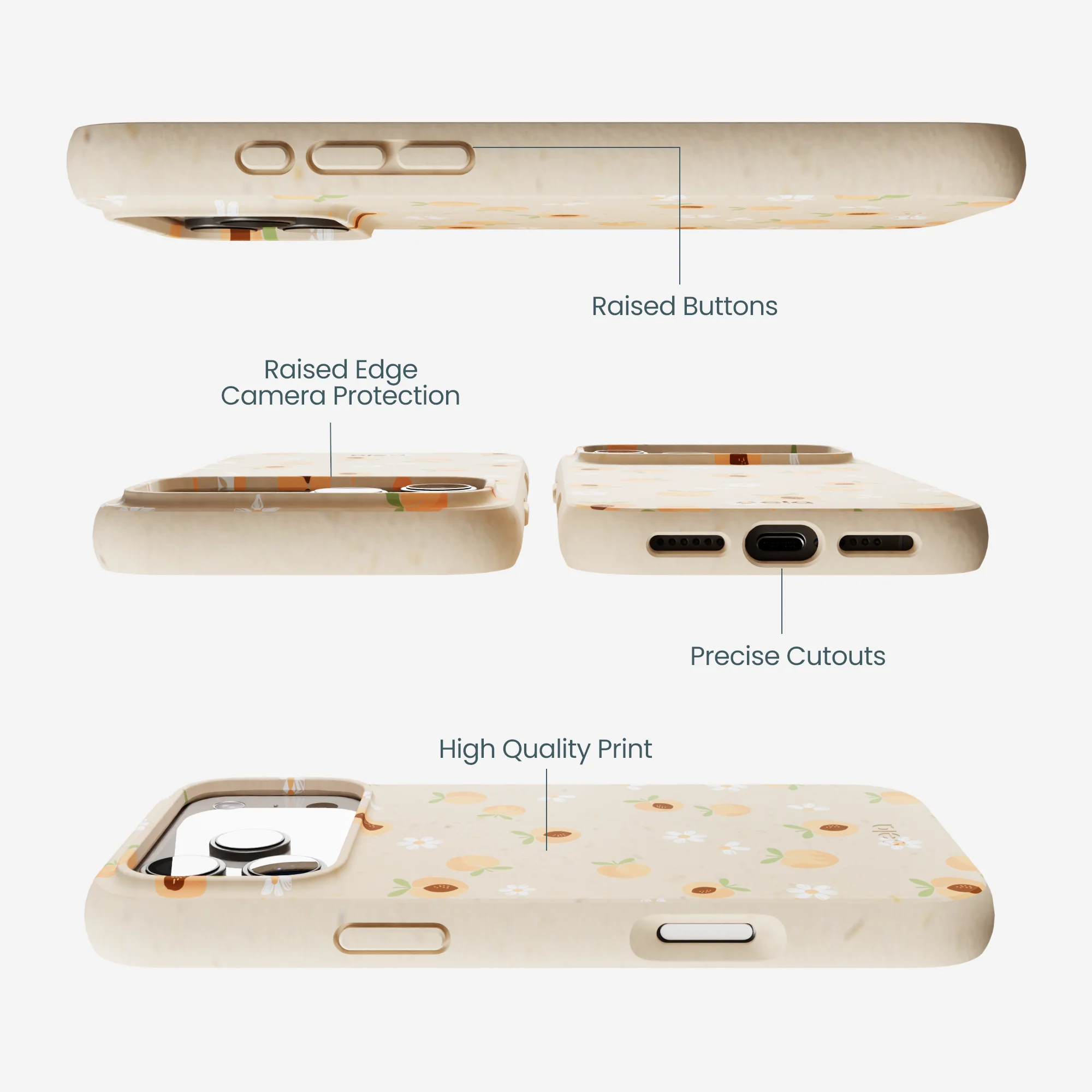 Seashell Feeling Peachy iPhone 17 Pro Max Case - Image 3