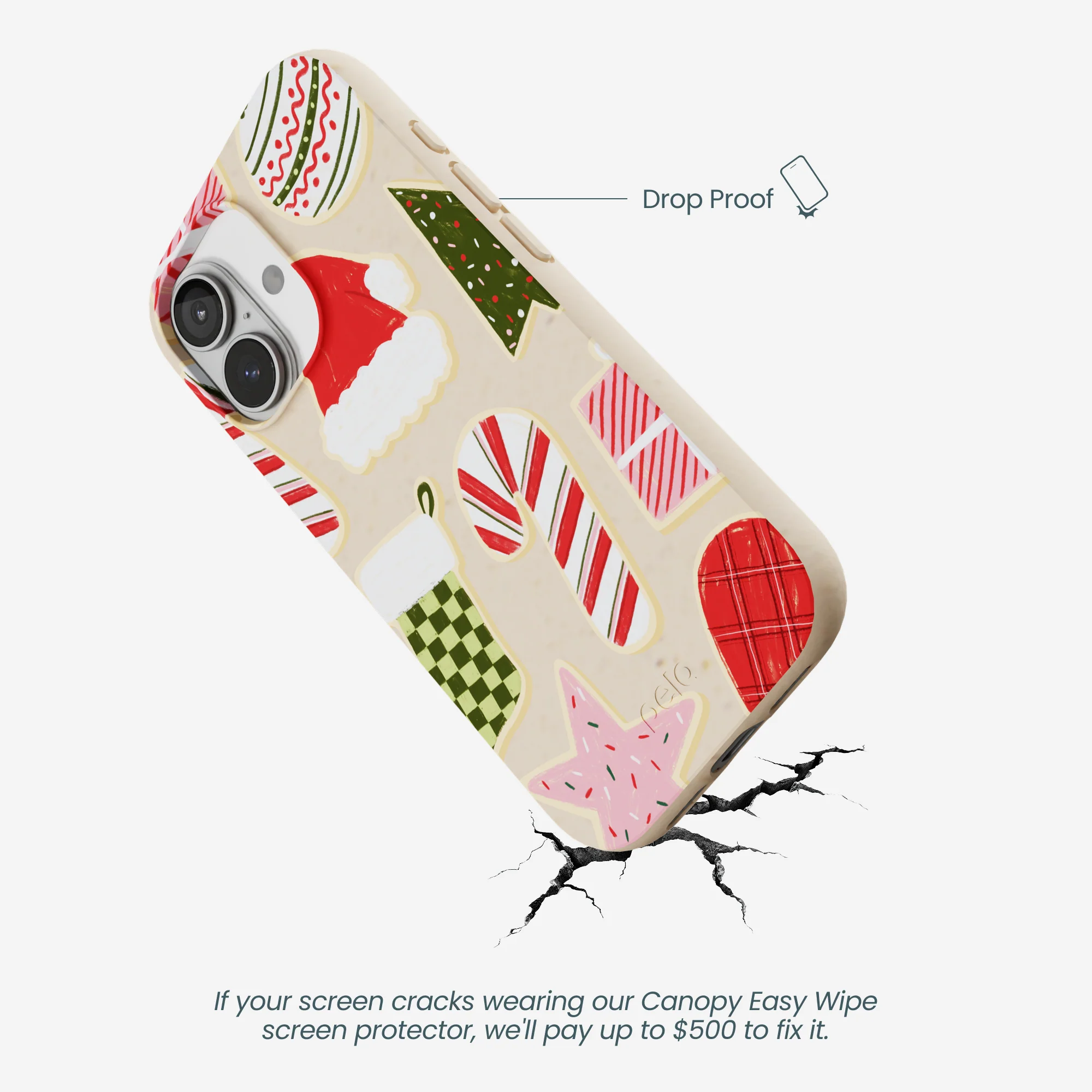 Seashell Festive Cookies iPhone 17 Case - Image 5
