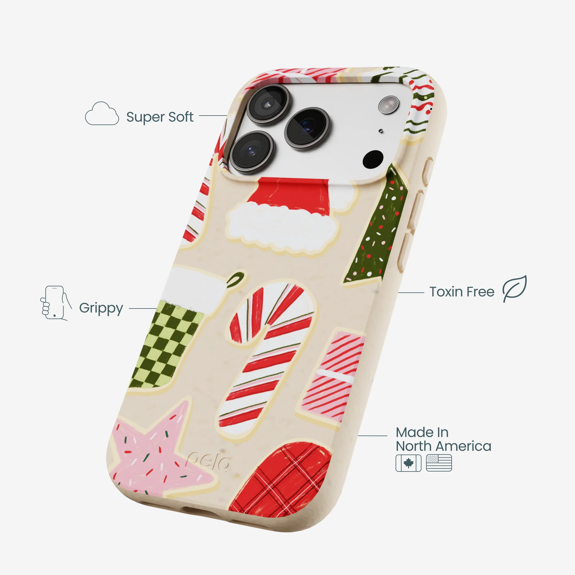 Seashell Festive Cookies iPhone 17 Pro Case - Image 4