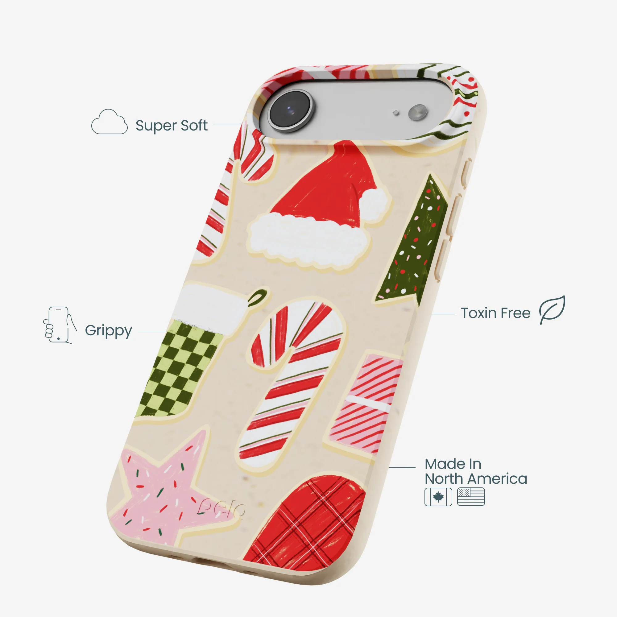 Seashell Festive Cookies iPhone Air Case - Image 4