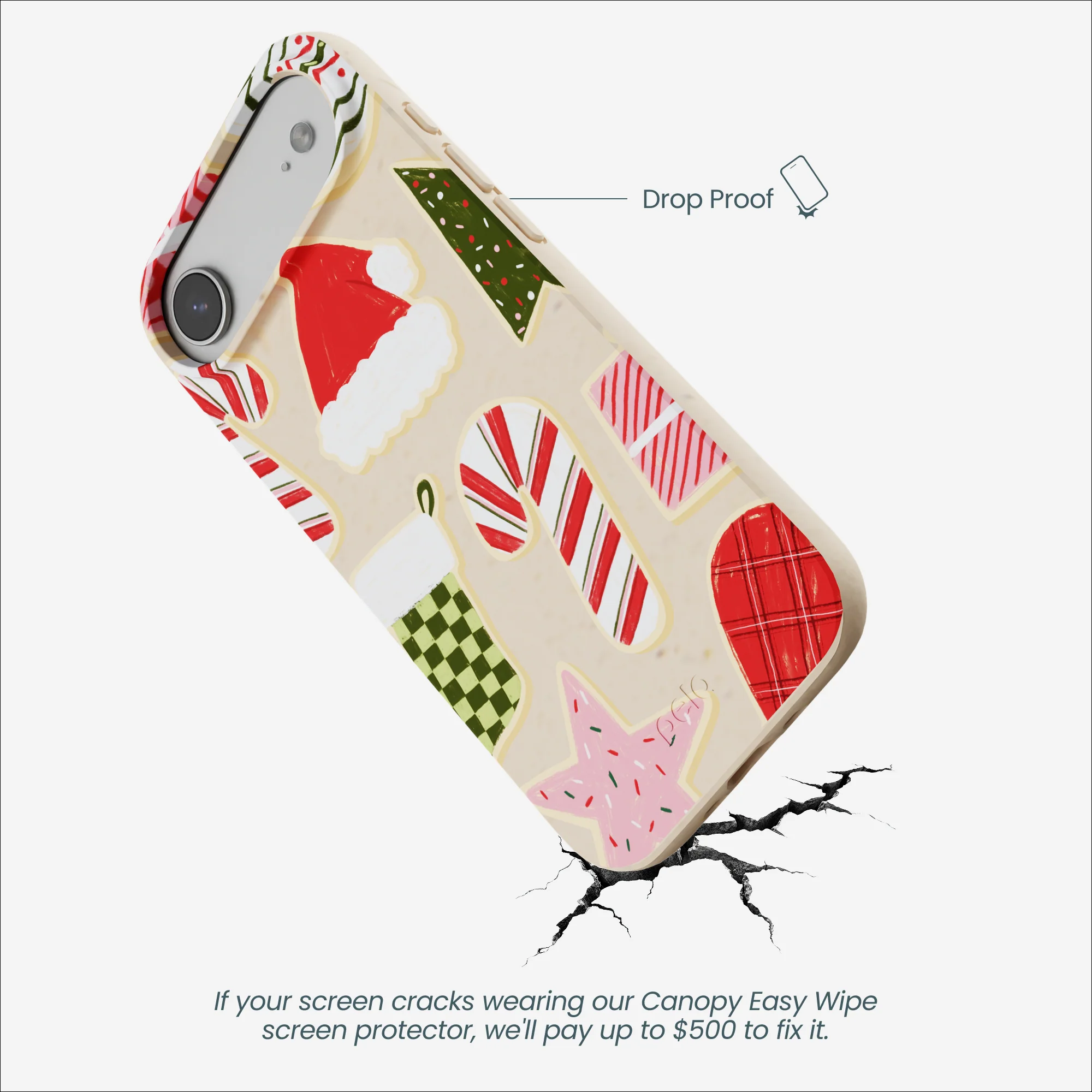Seashell Festive Cookies iPhone Air Case - Image 5