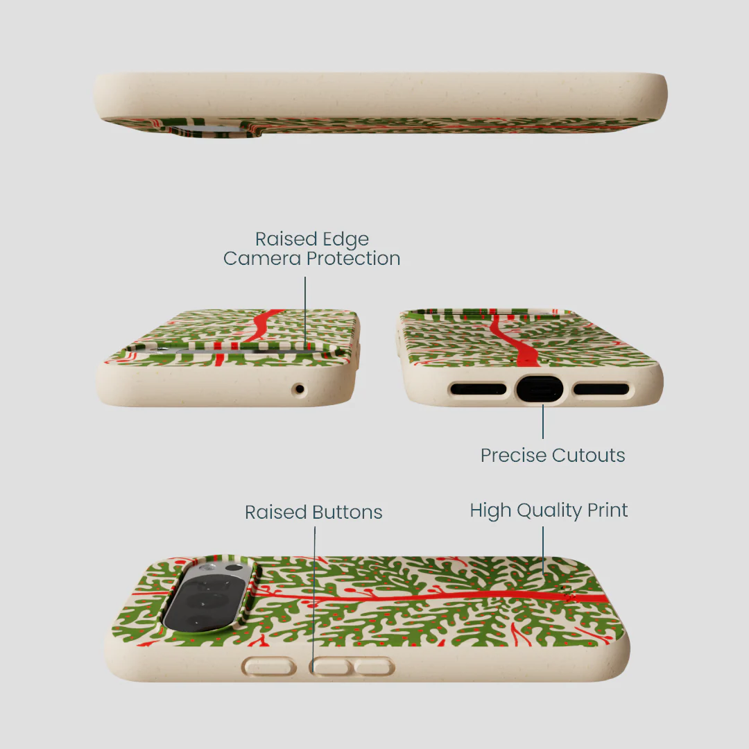 Seashell Festive Foliage Google Pixel 10/10 Pro Case - Image 3