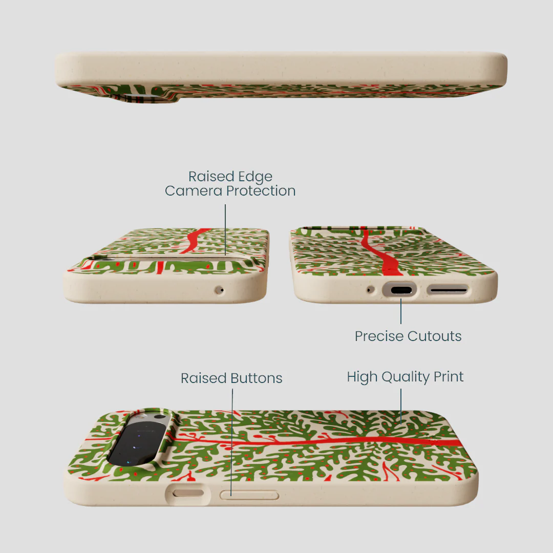Seashell Festive Foliage Google Pixel 9 Pro XL Case - Image 3